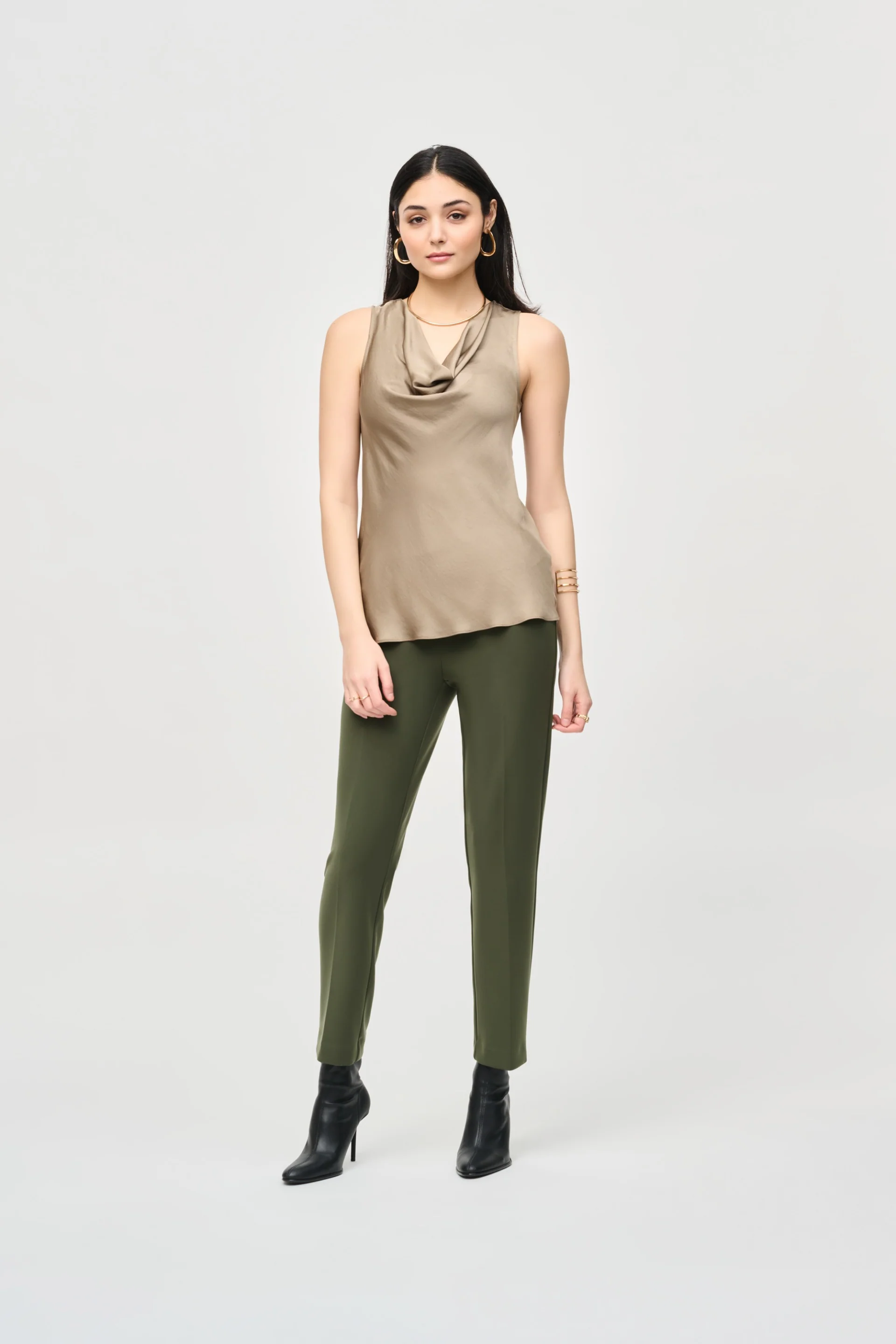 Joseph Ribkoff Satin Straight Sleeveless Top Style 243125 - Image 8