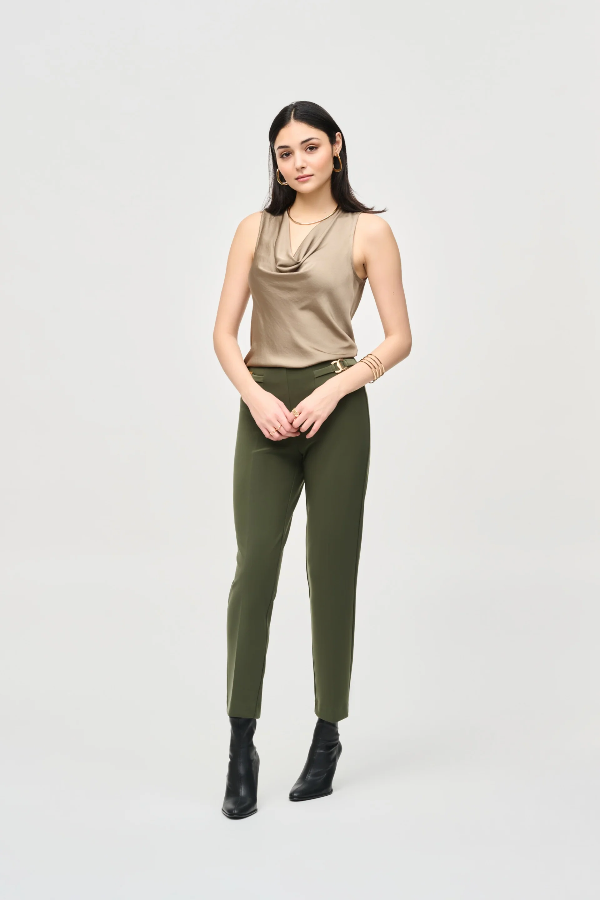 Joseph Ribkoff Satin Straight Sleeveless Top Style 243125 - Image 9