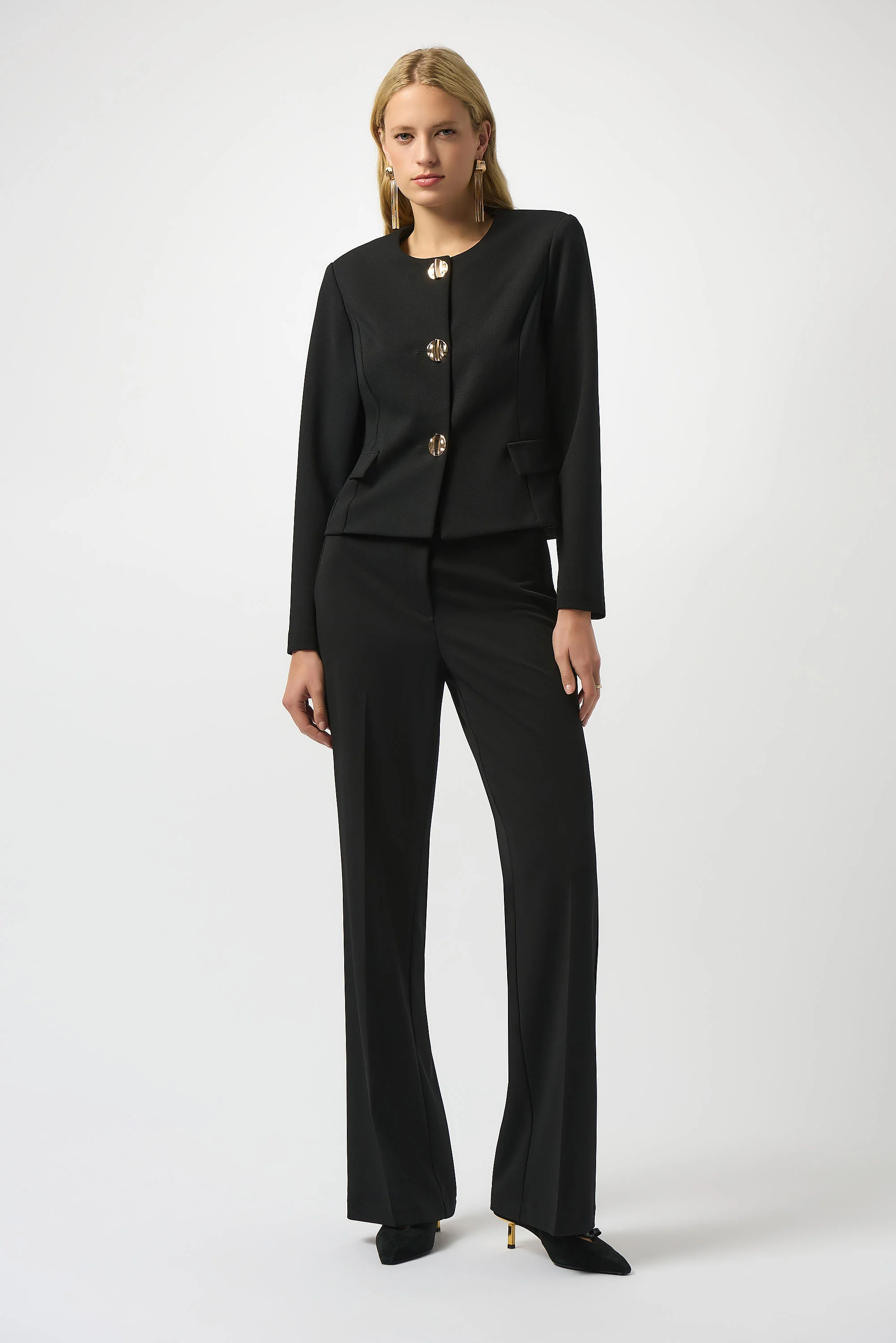 Joseph Ribkoff Scuba Crepe Boxy Blazer Style 253071 - Image 8