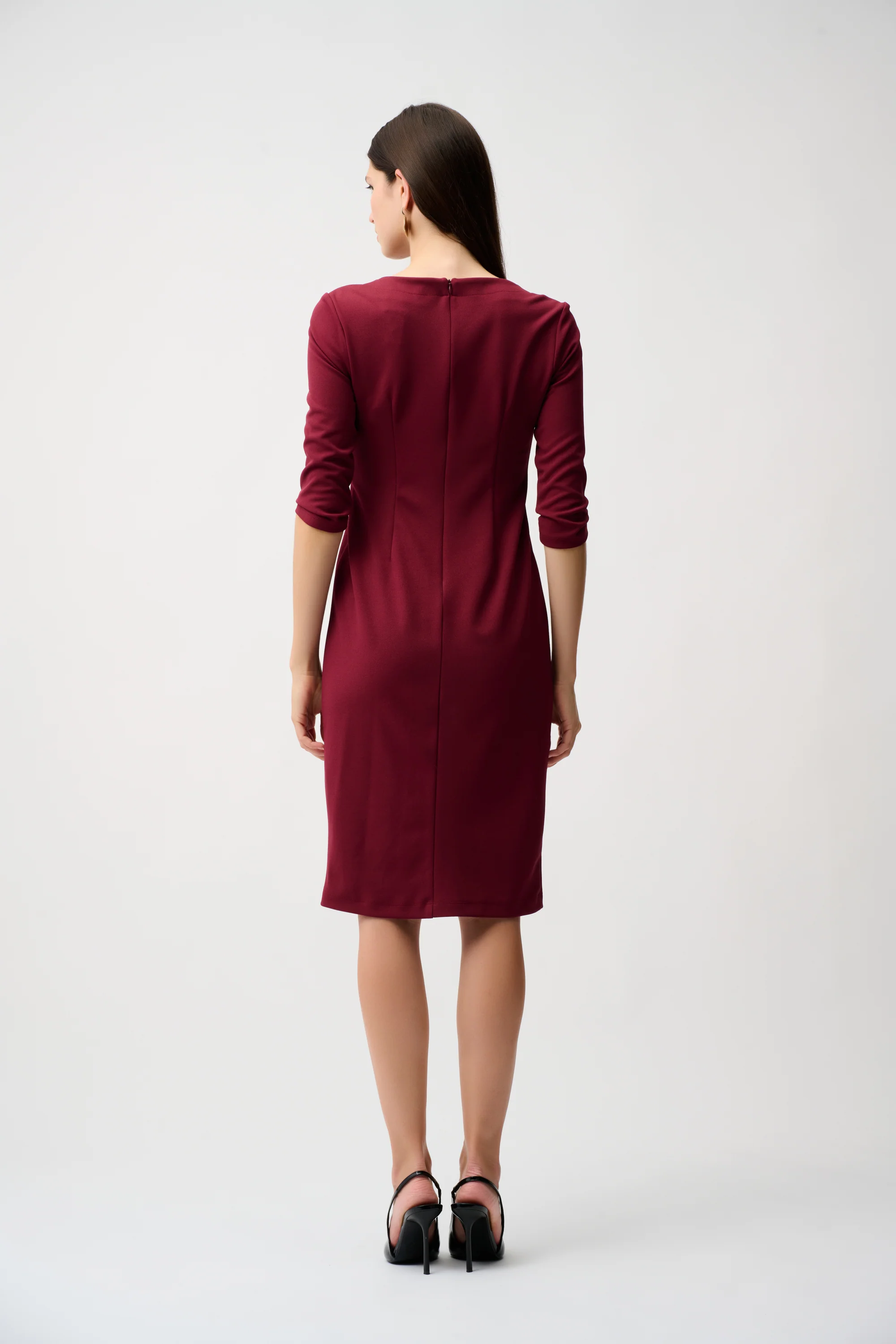Joseph Ribkoff Scuba Crepe Sheath Dress Style 253127 - Image 7