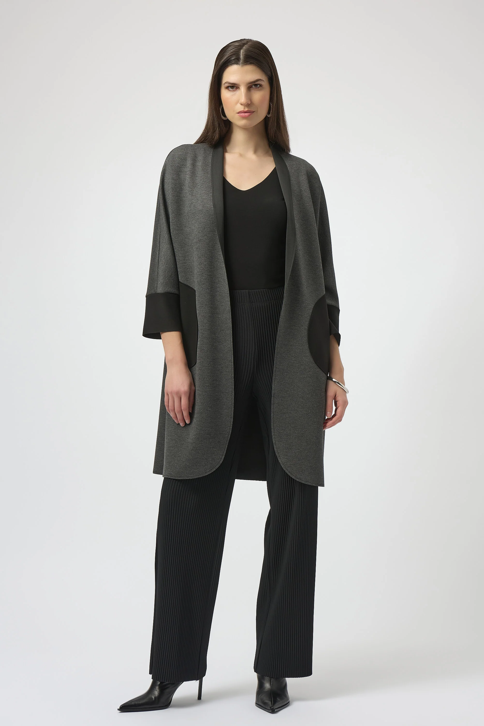 Joseph Ribkoff Scuba Jersey Straight Cover-Up Style 254040