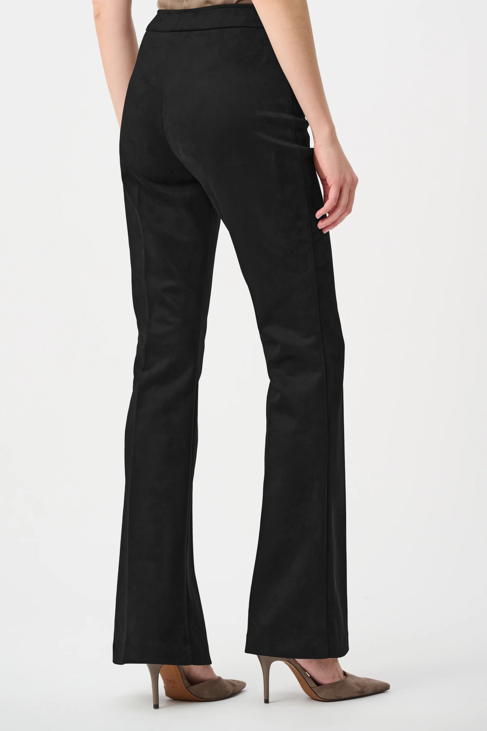 Joseph Ribkoff Faux Suede Flared Pull-On Pants Style 263160 - Image 11