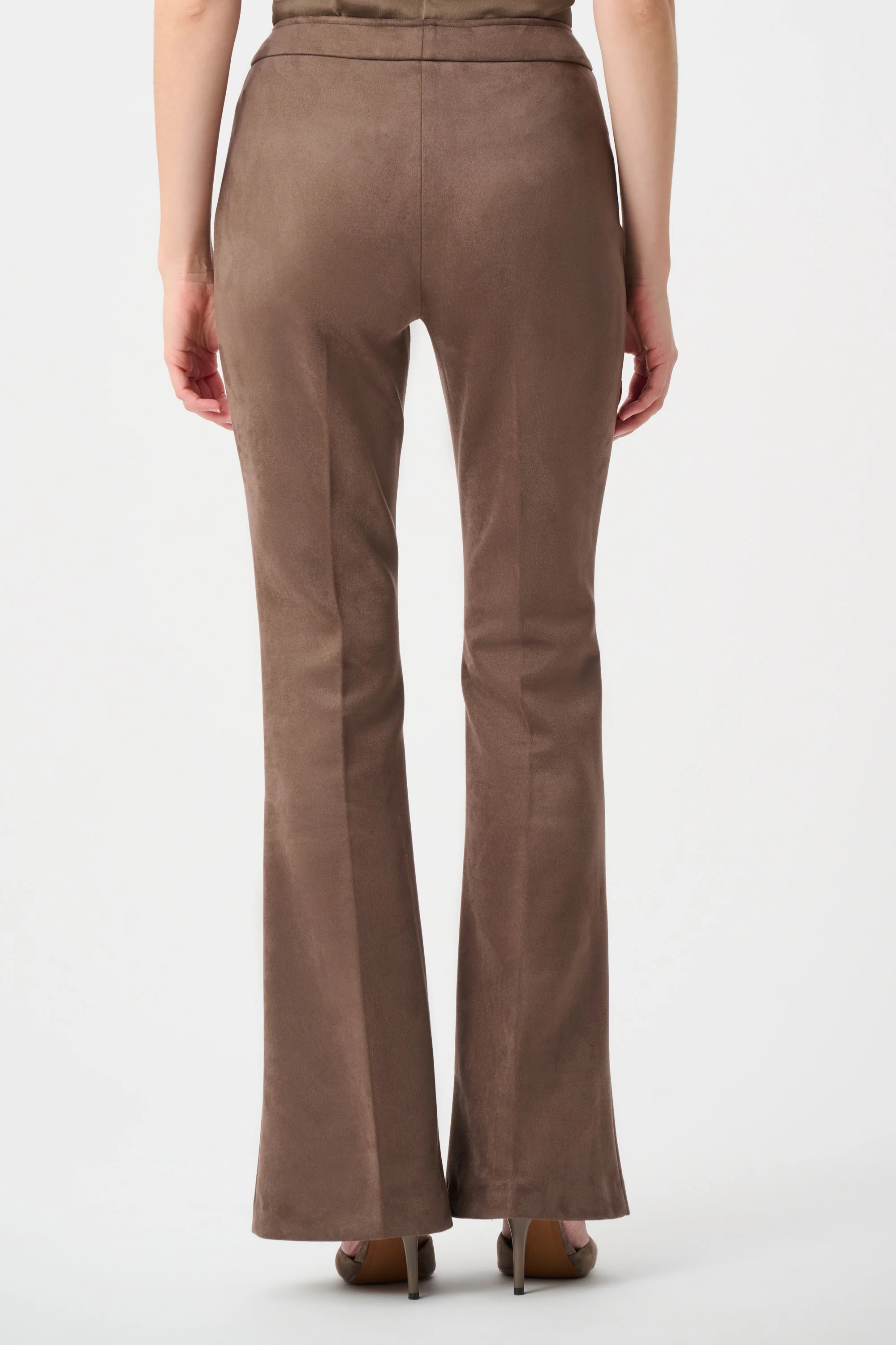 Joseph Ribkoff Faux Suede Flared Pull-On Pants Style 263160 - Image 8