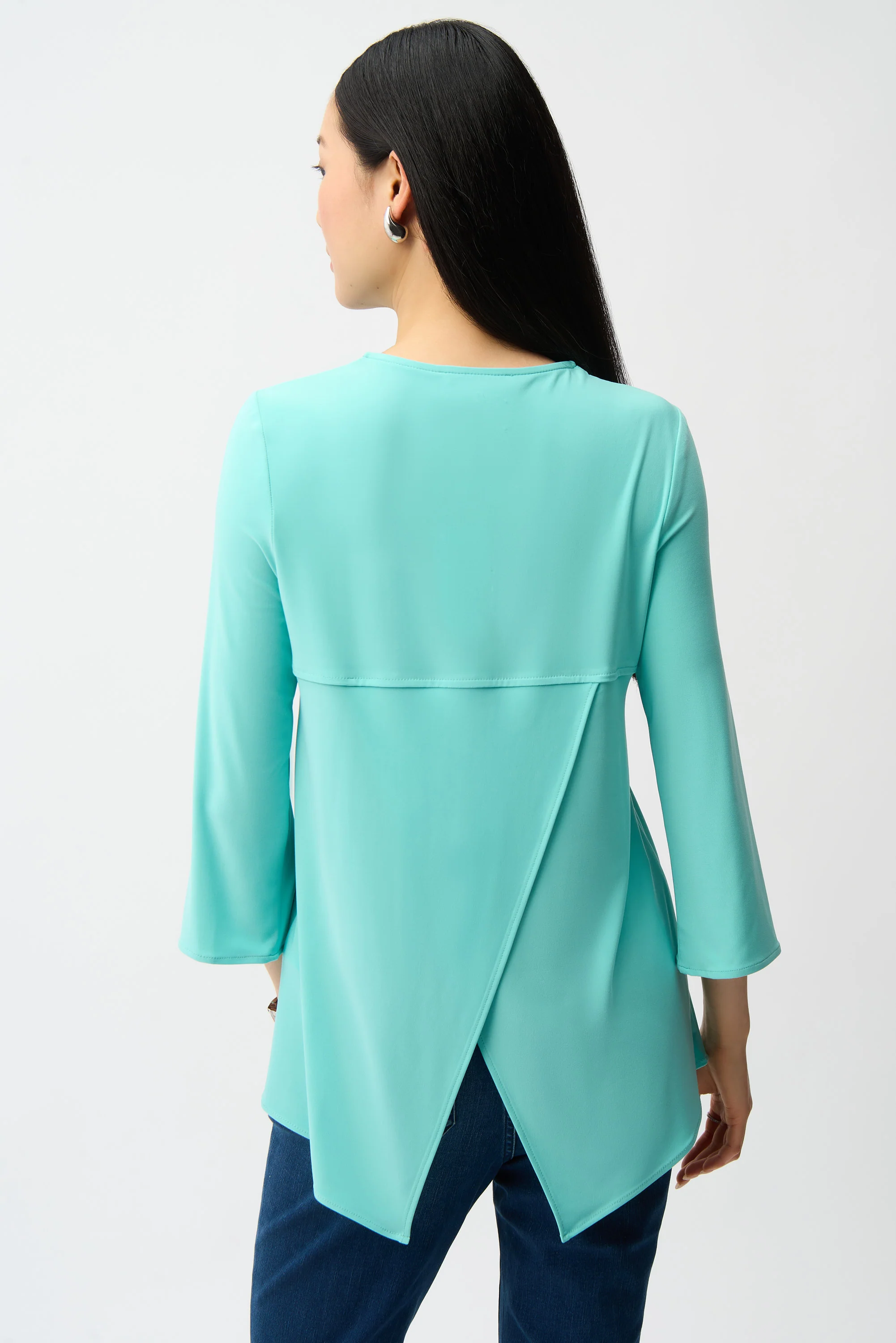 Joseph Ribkoff Seafoam Fit and Flare Tunic Style 243314S26 - Image 3