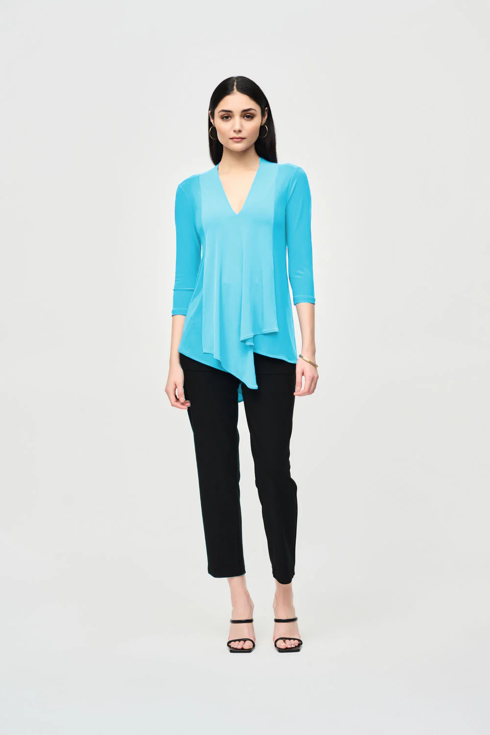 Joseph Ribkoff Seaview Asymmetric Tunic Style 161066S24 - Image 3