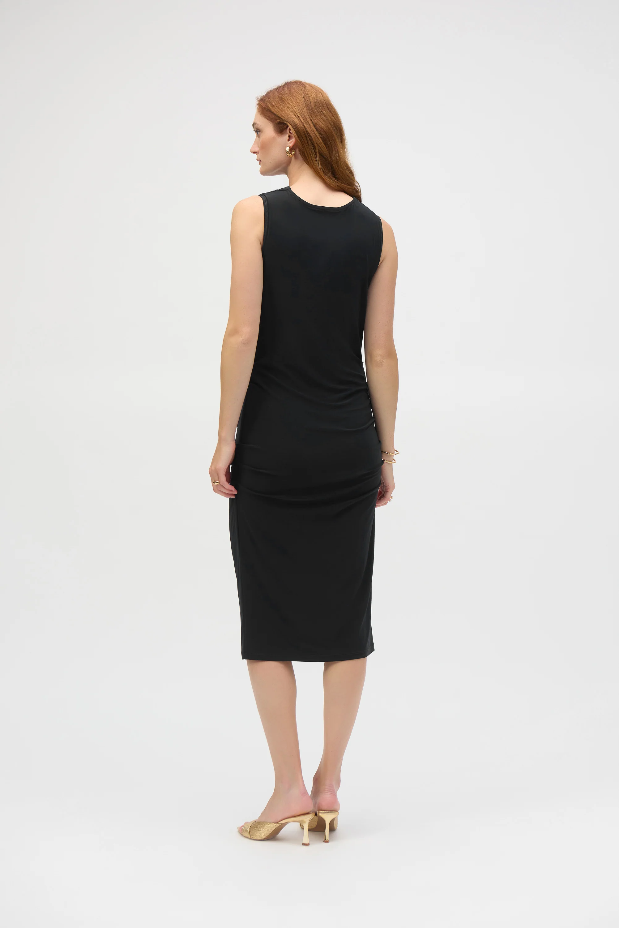 Joseph Ribkoff Sheath Dress With Draped Neckline Style 252188 - Image 6