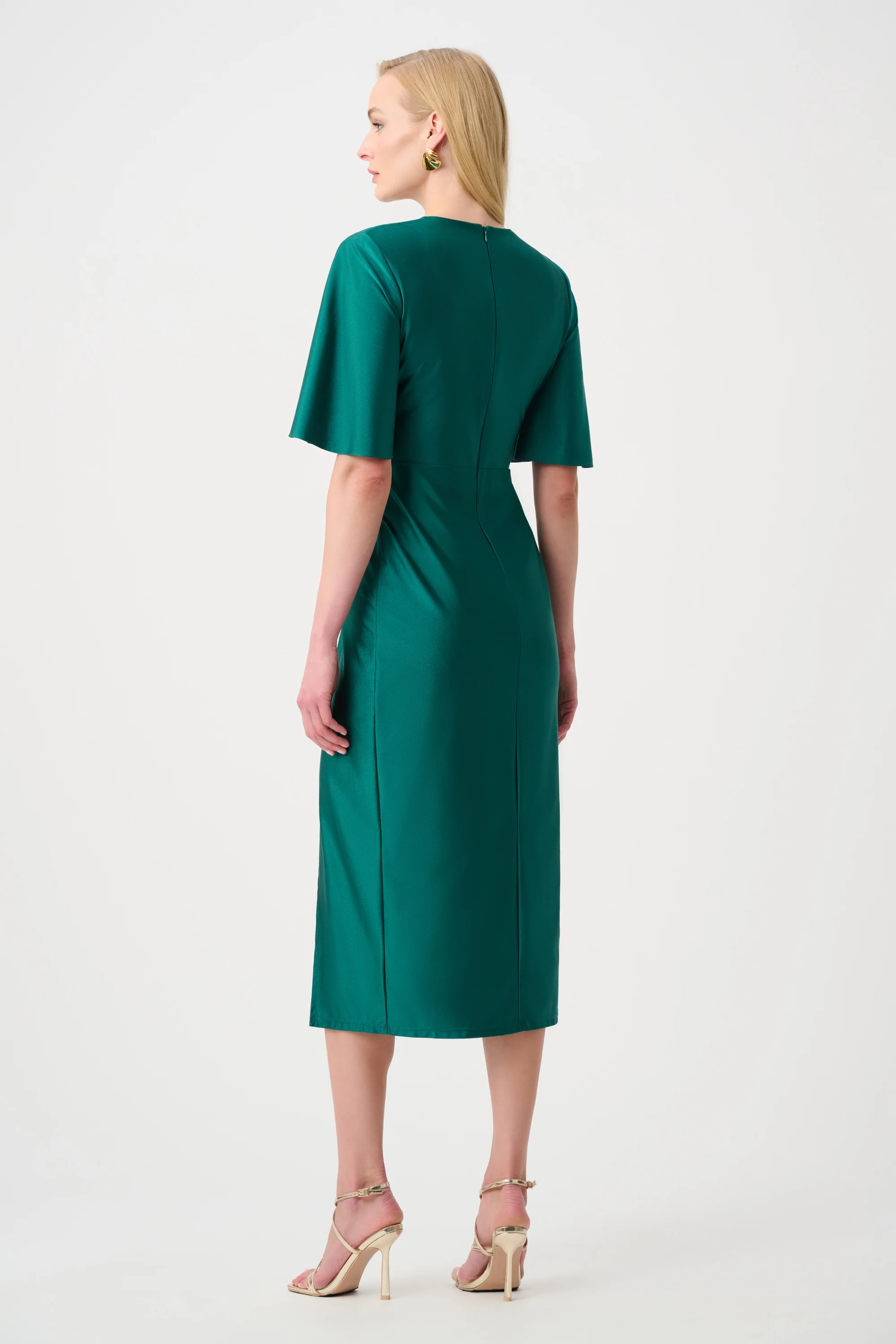Joseph Ribkoff Signature Dress With Ruched Waistband Style 263733 - Image 5