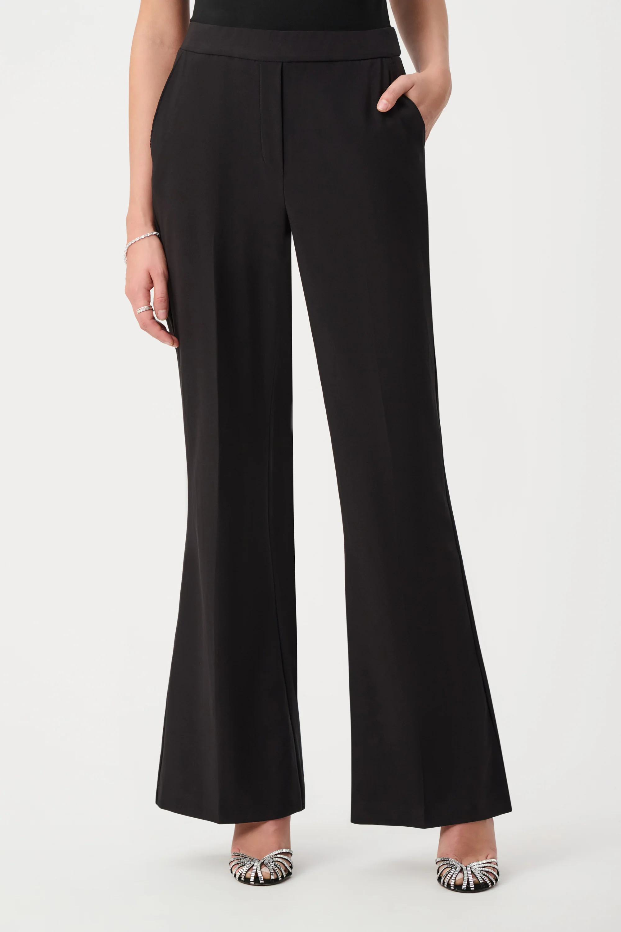 Joseph Ribkoff Signature Lux Twill Flared Pull-On Pants Style 263746