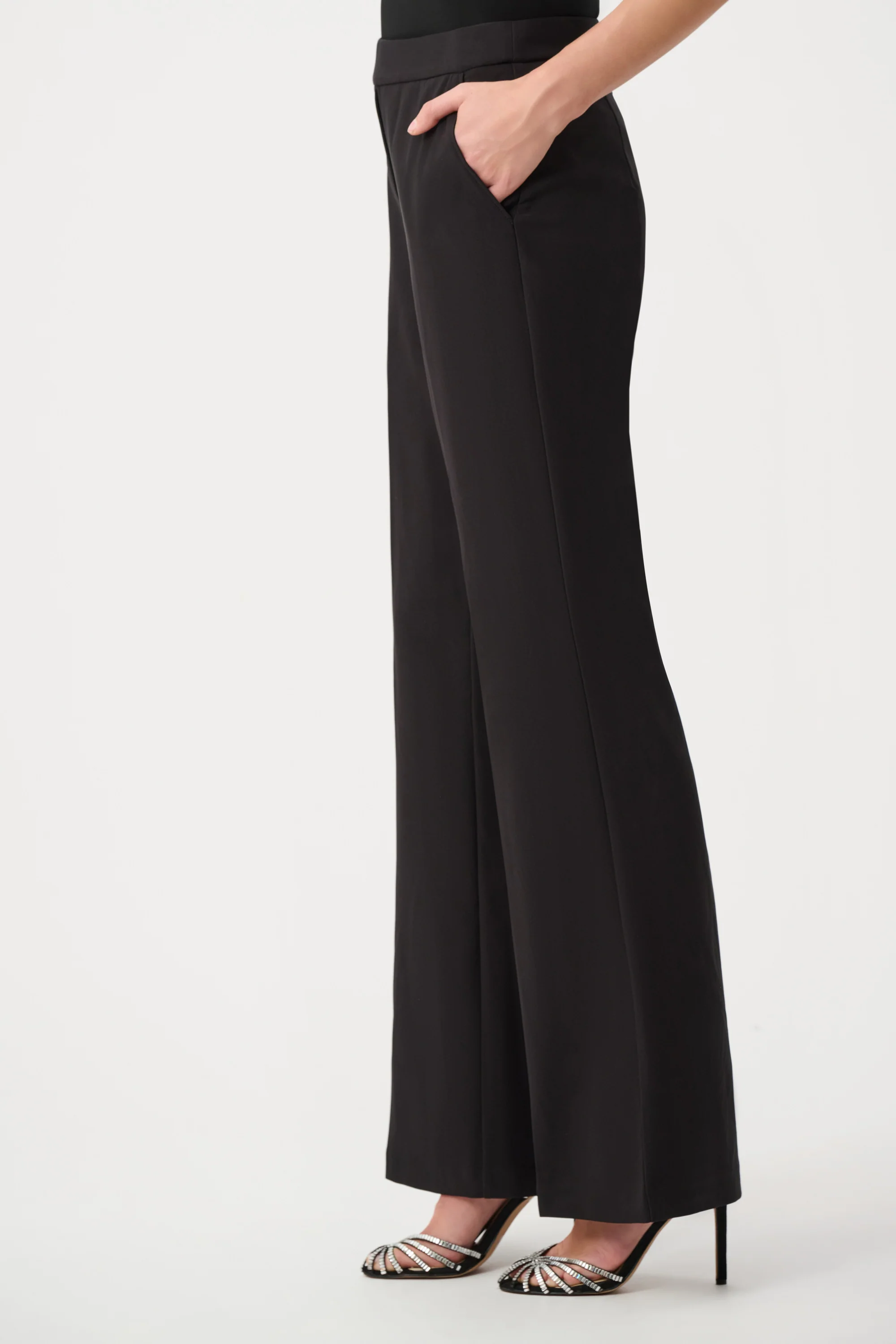 Joseph Ribkoff Signature Lux Twill Flared Pull-On Pants Style 263746 - Image 4