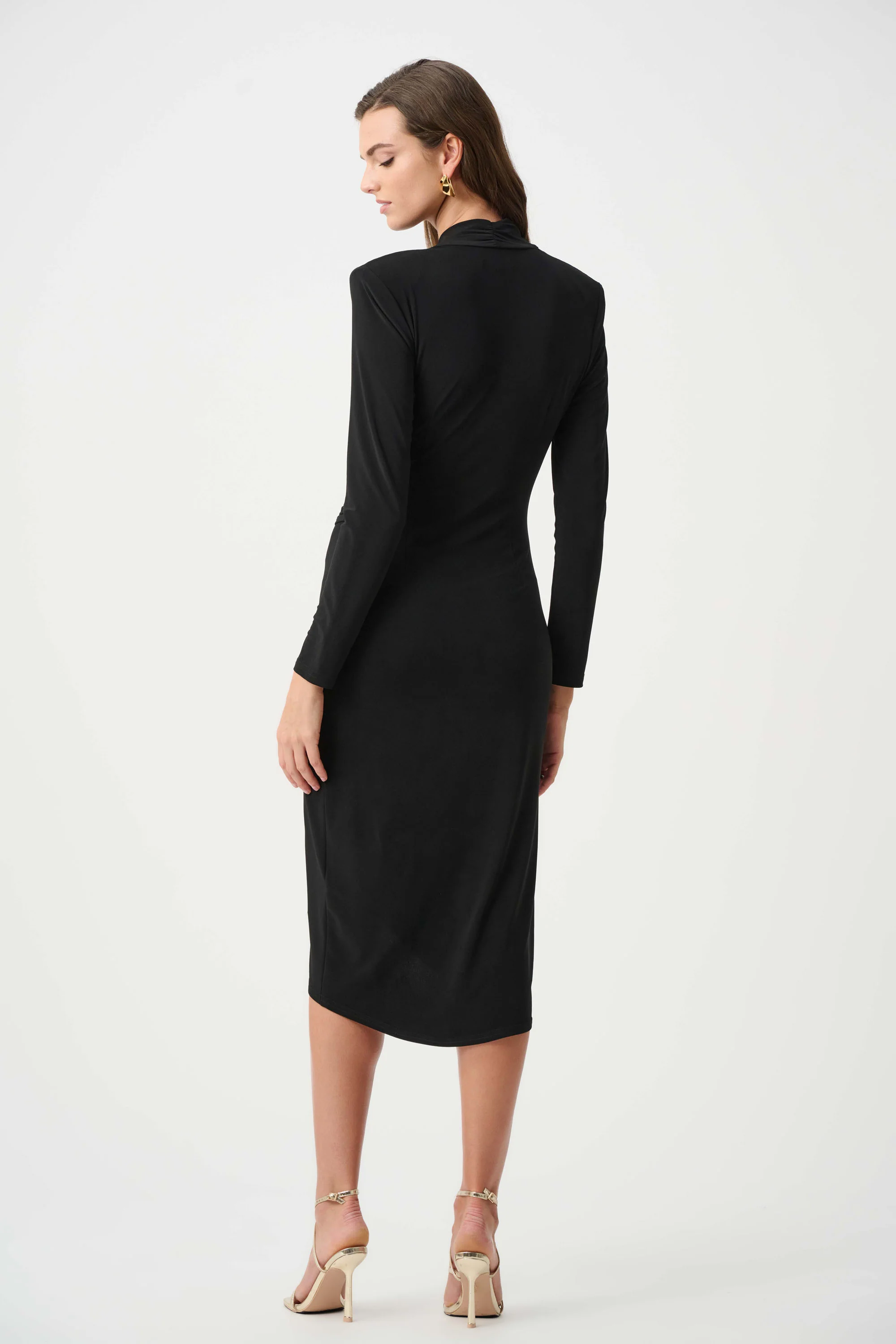 Joseph Ribkoff Signature Sheath Wrap Dress Style 263709 - Image 6