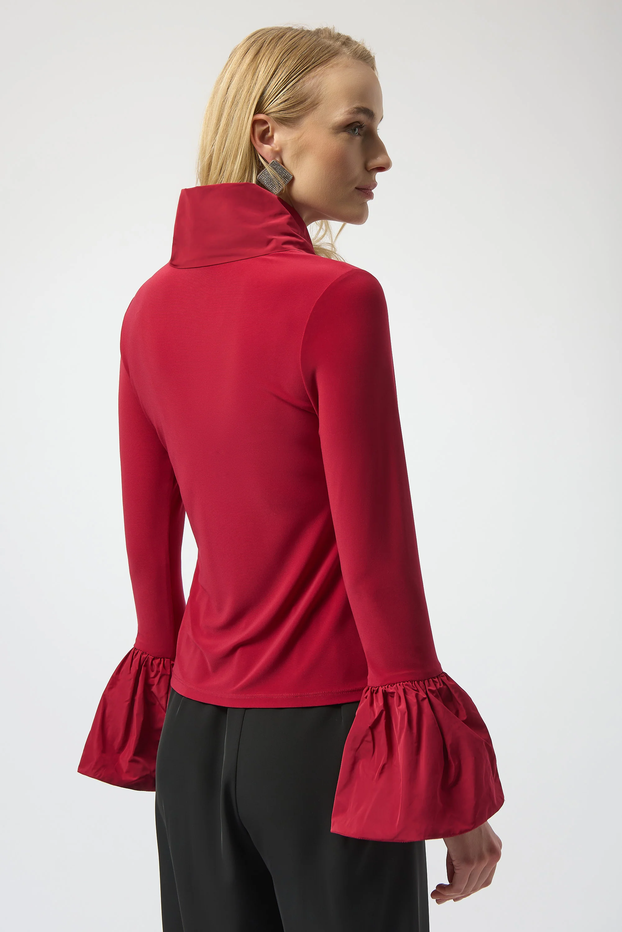 Joseph Ribkoff Silky Knit and Memory Fitted Top Style 254109 - Image 4