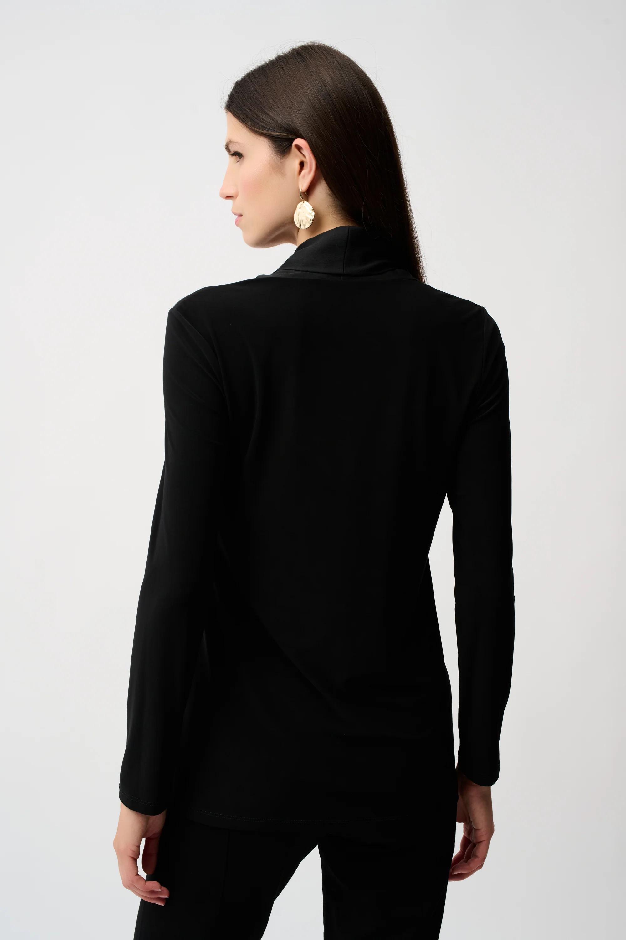 Joseph Ribkoff Silky Knit And Satin Straight Tunic Style 253003 - Image 10
