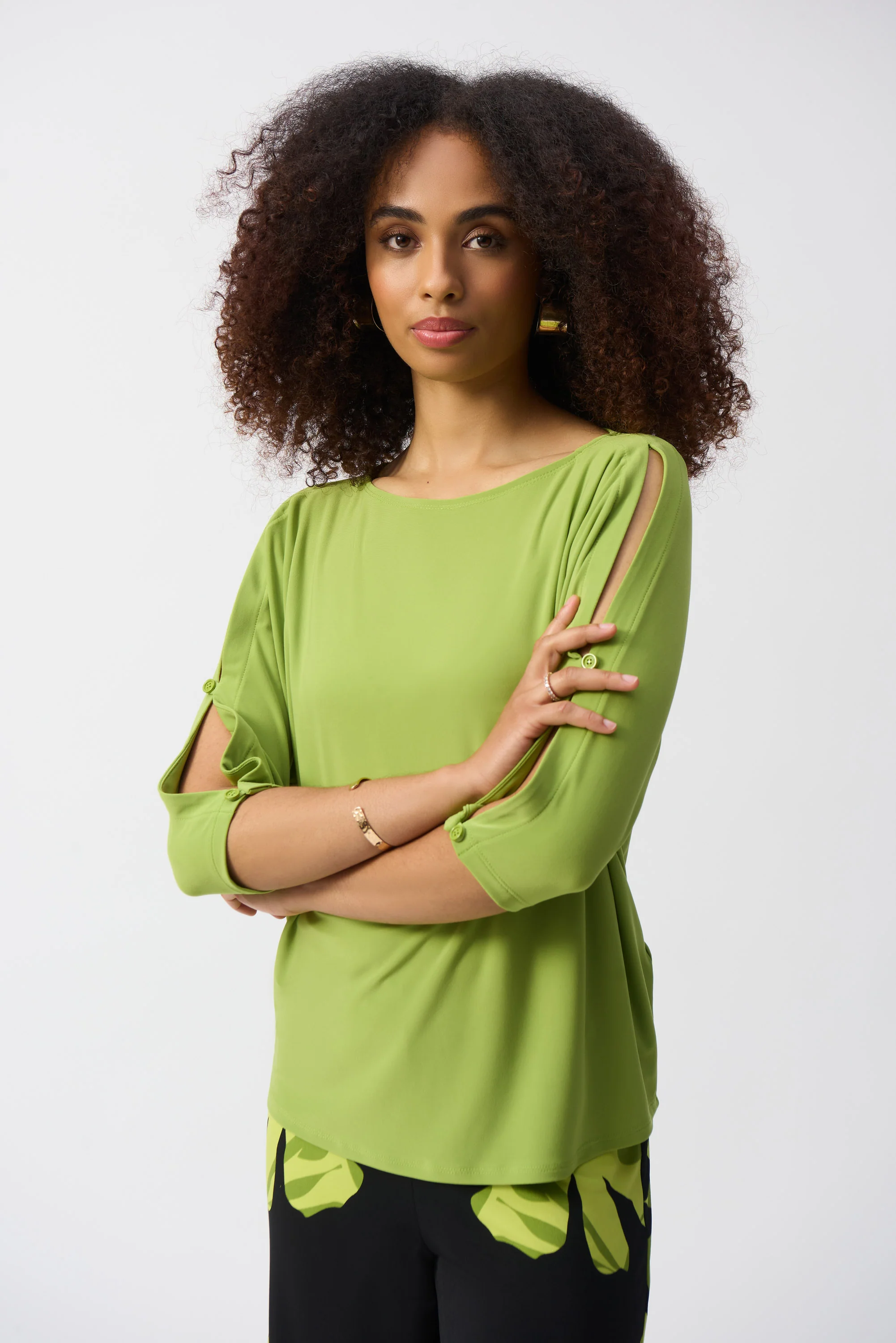 Joseph Ribkoff Silky Knit Boxy Top Style 251063