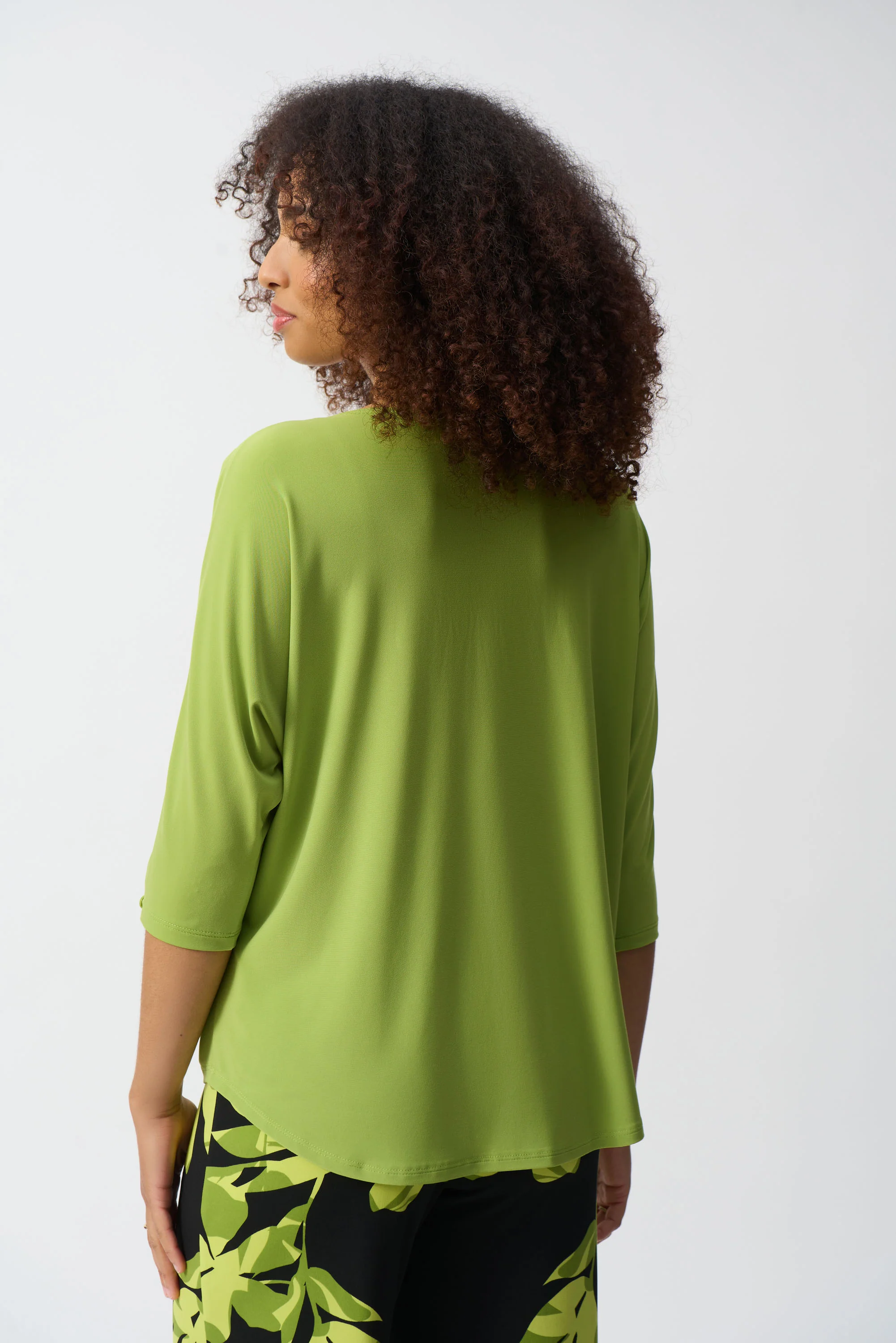 Joseph Ribkoff Silky Knit Boxy Top Style 251063 - Image 2