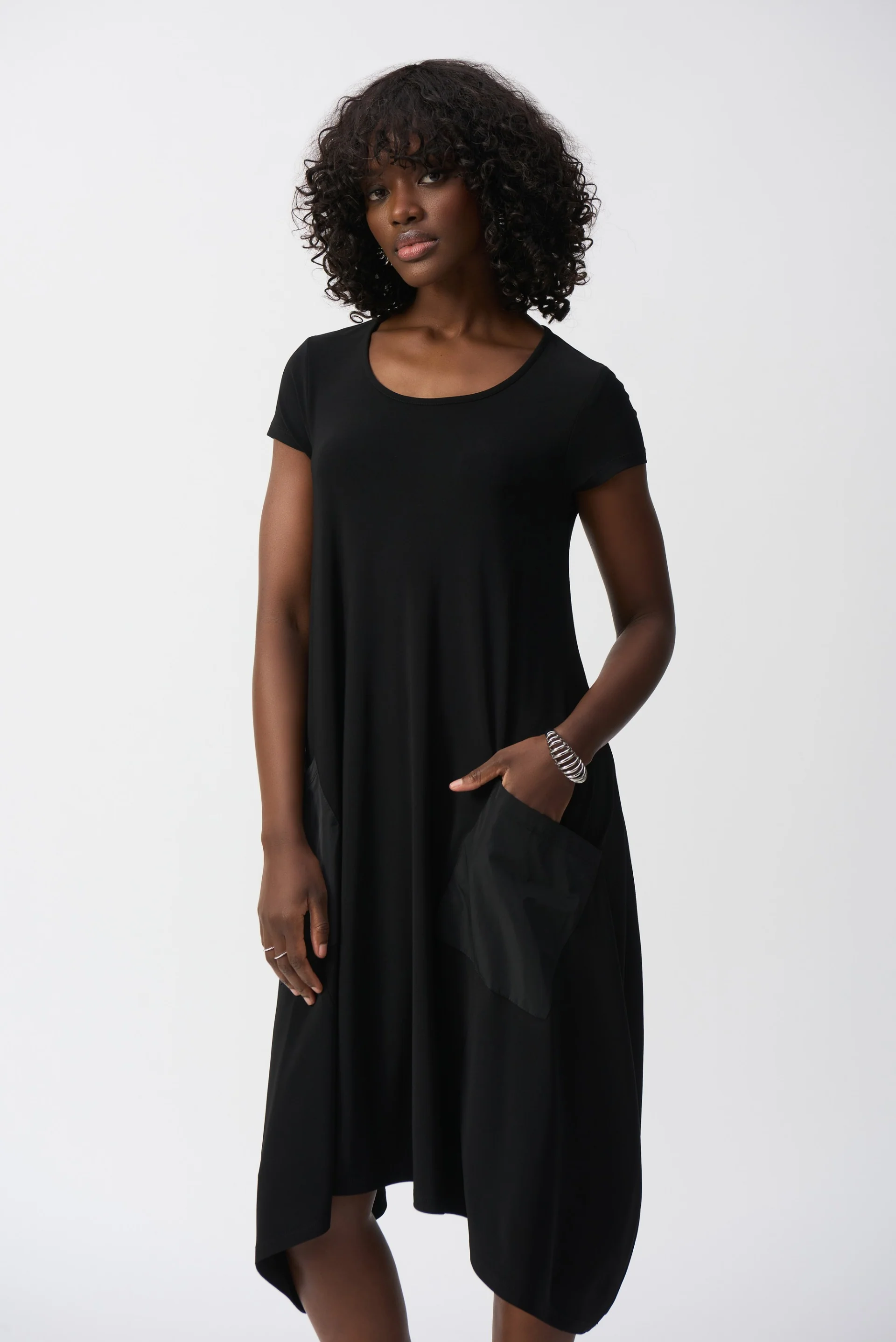 Joseph Ribkoff Silky Knit Cocoon Dress Style 251146 - Image 2
