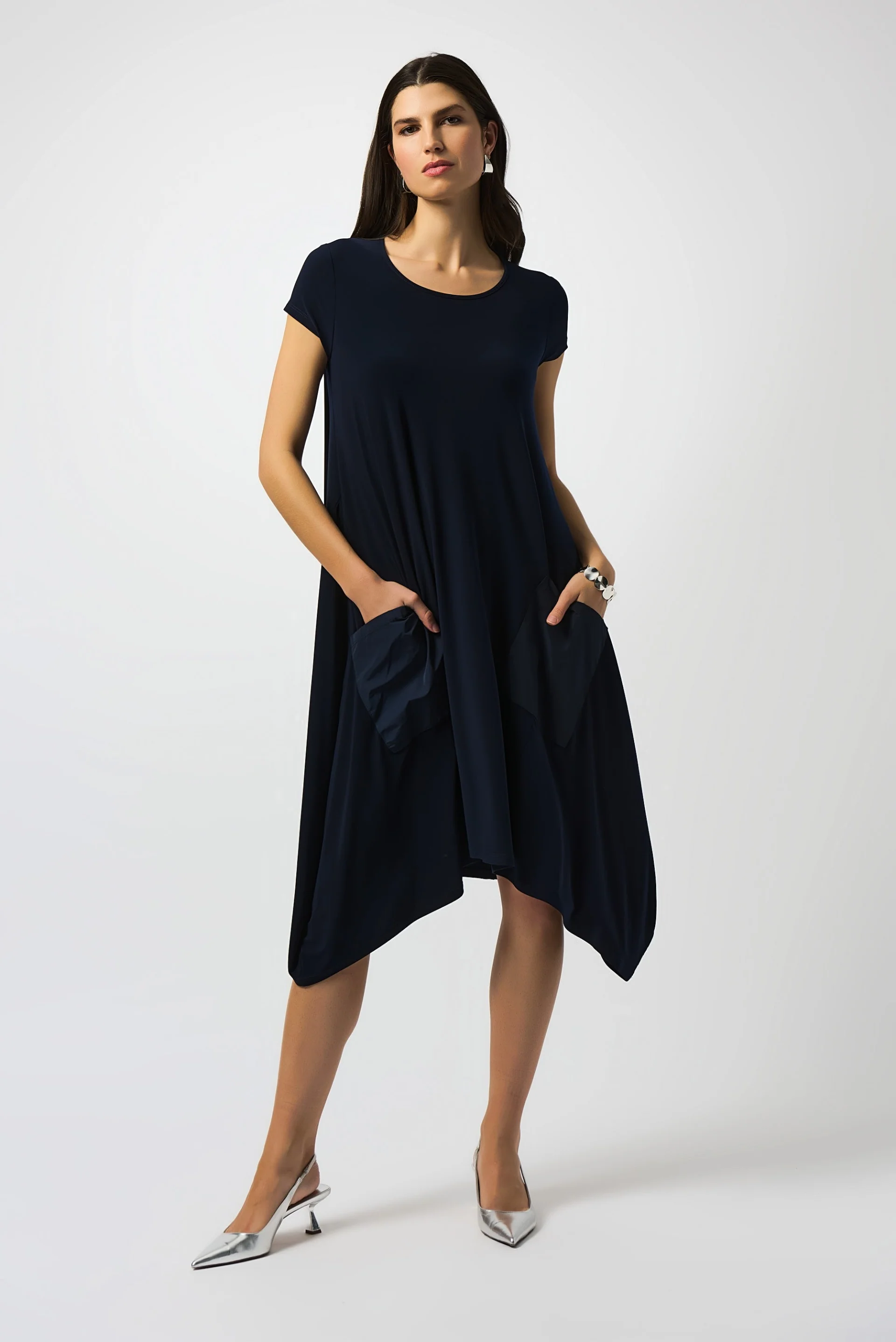 Joseph Ribkoff Silky Knit Cocoon Dress Style 251146 - Image 5