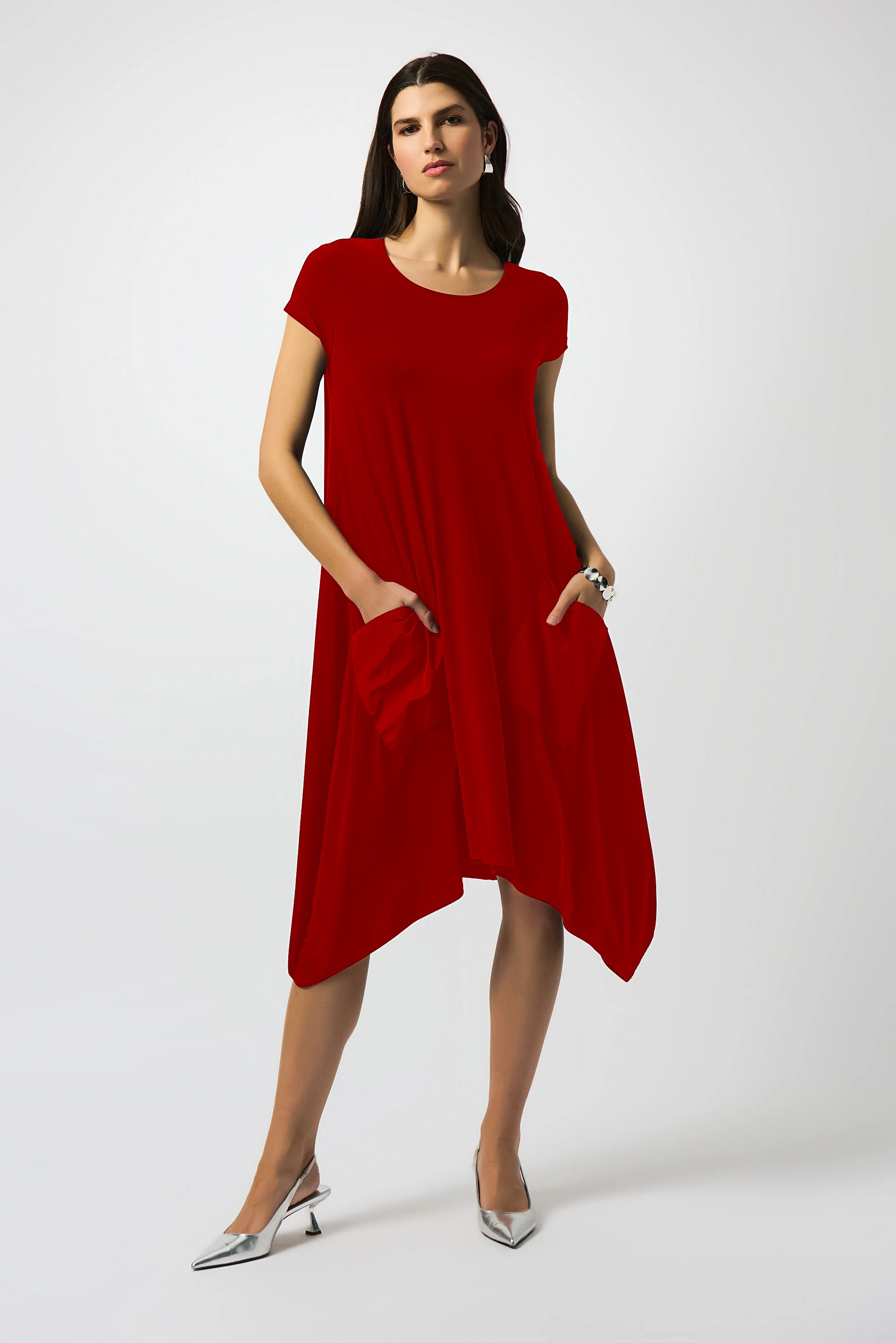 Joseph Ribkoff Silky Knit Cocoon Dress Style 251146 - Image 8