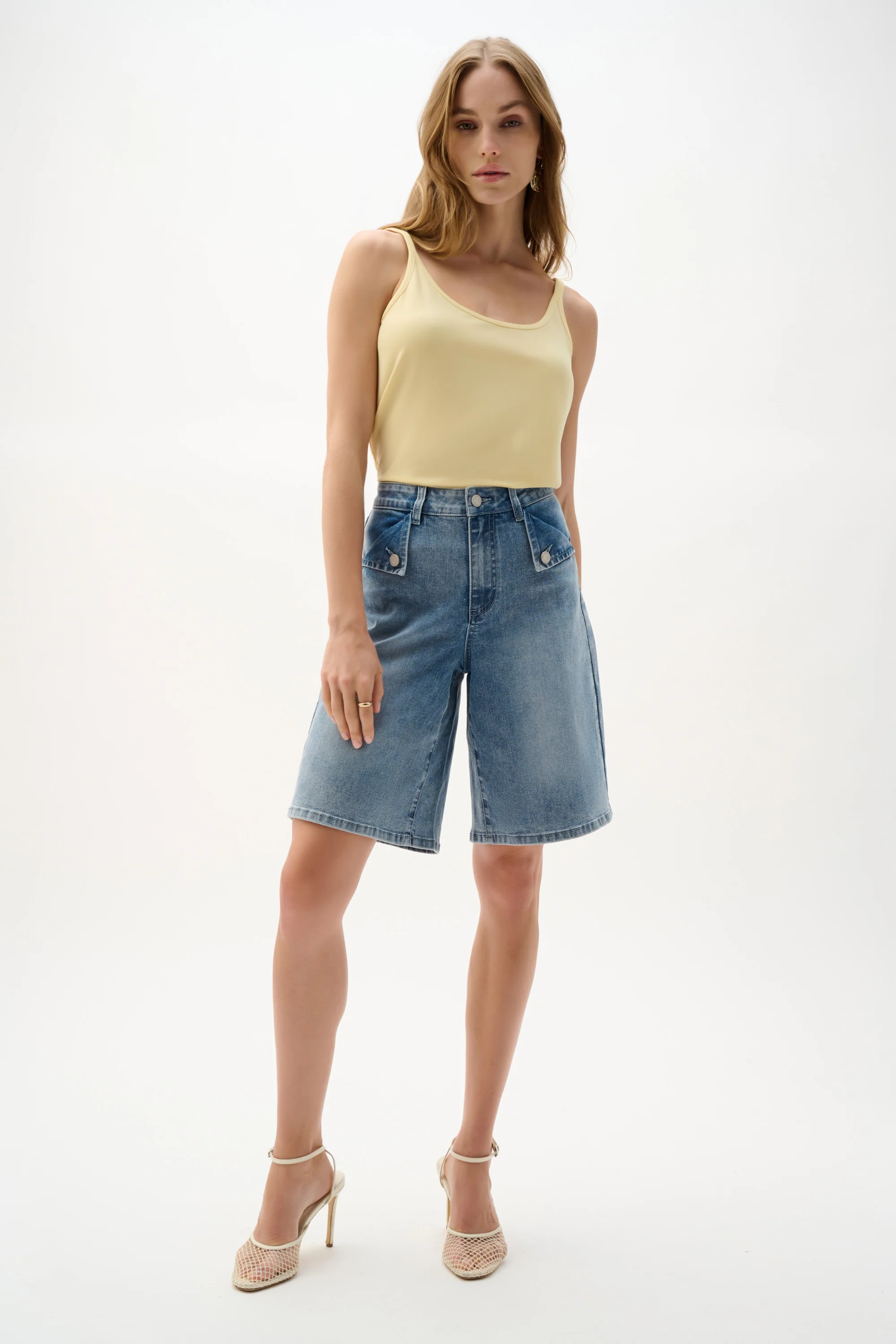 Joseph Ribkoff Silky Knit Fitted Camisole Style 261902 - Image 2