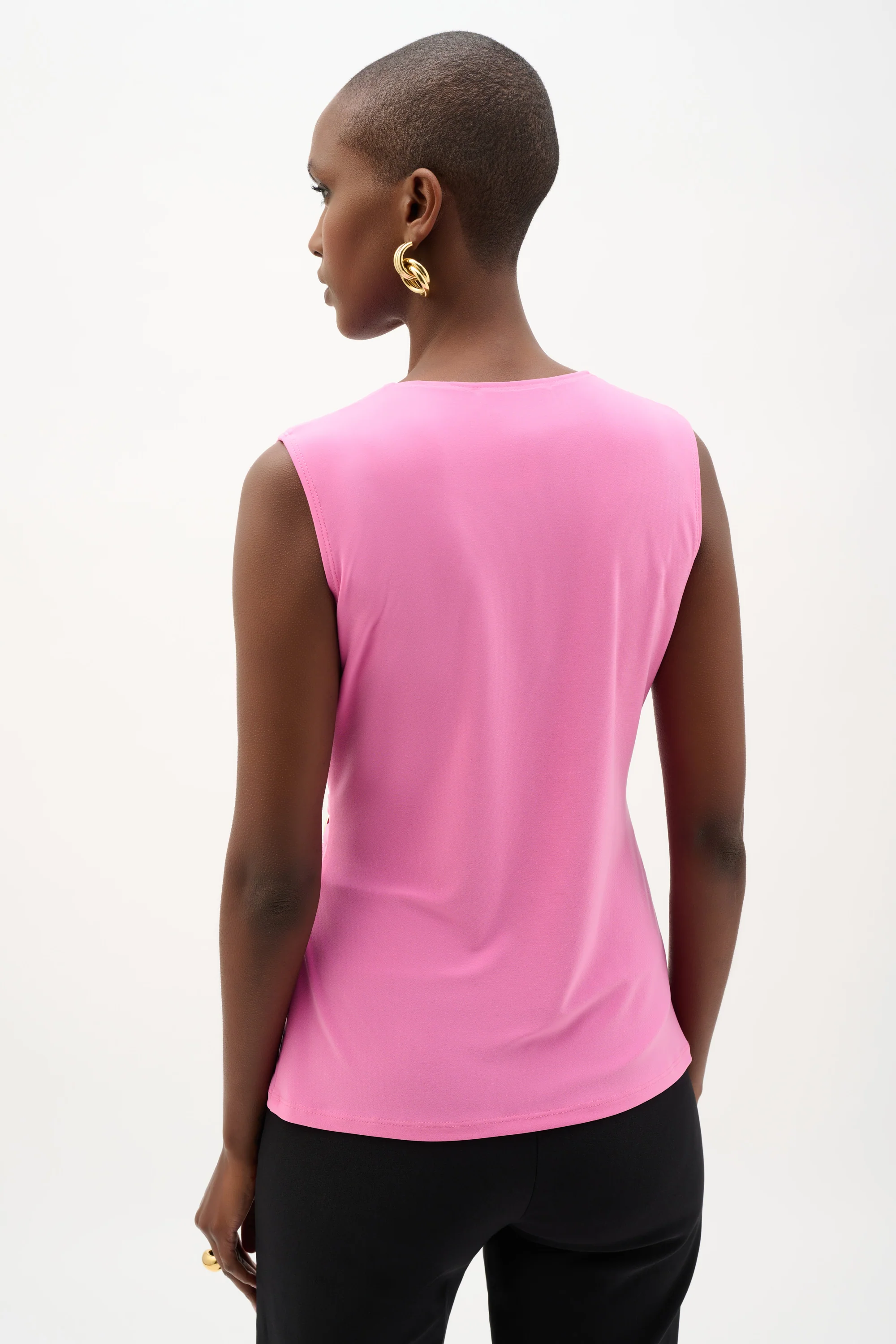 Joseph Ribkoff Silky Knit Fitted Wrap Top Style 262072 - Image 4