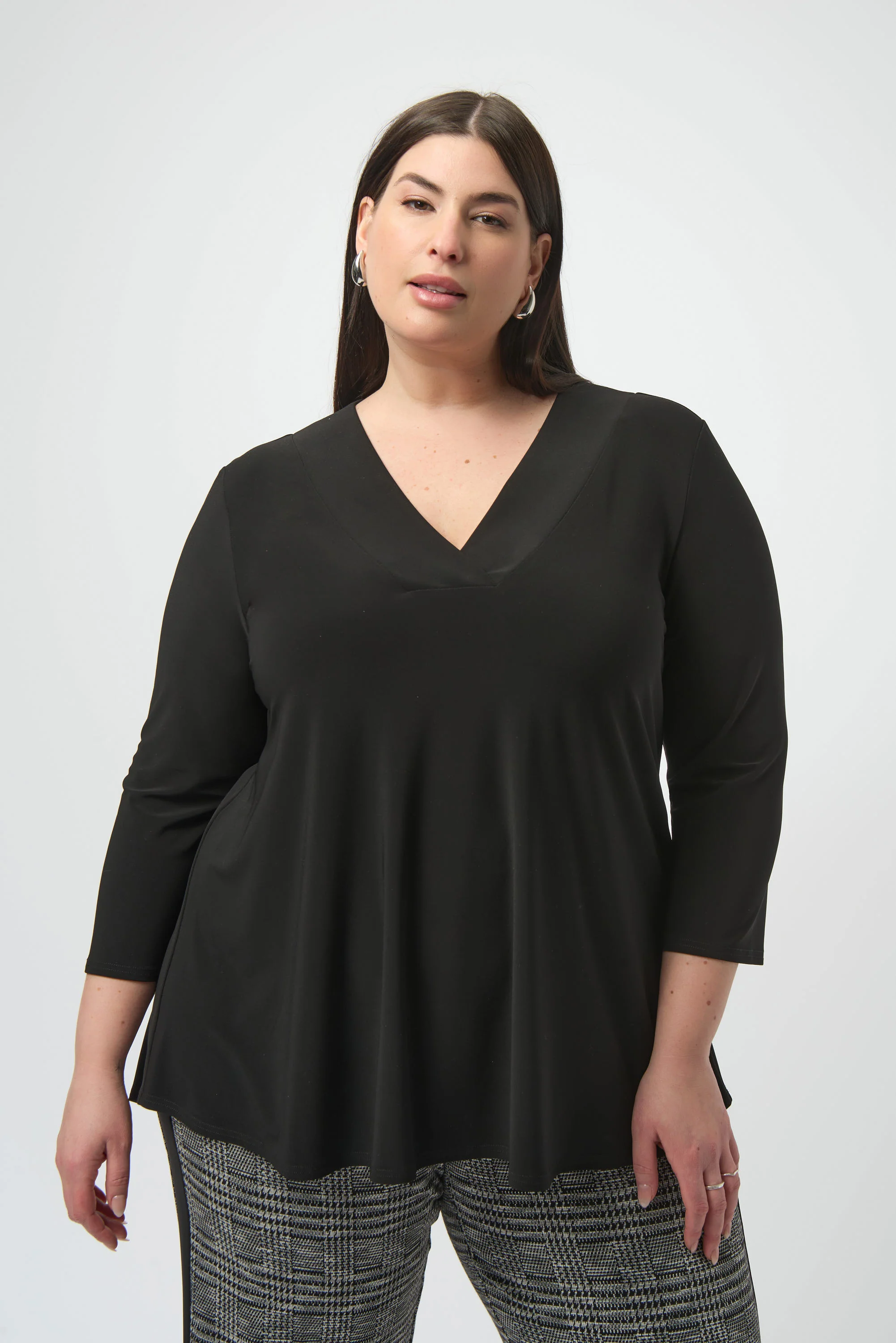 Joseph Ribkoff Silky Knit Flared Top Style 253112 - Image 5