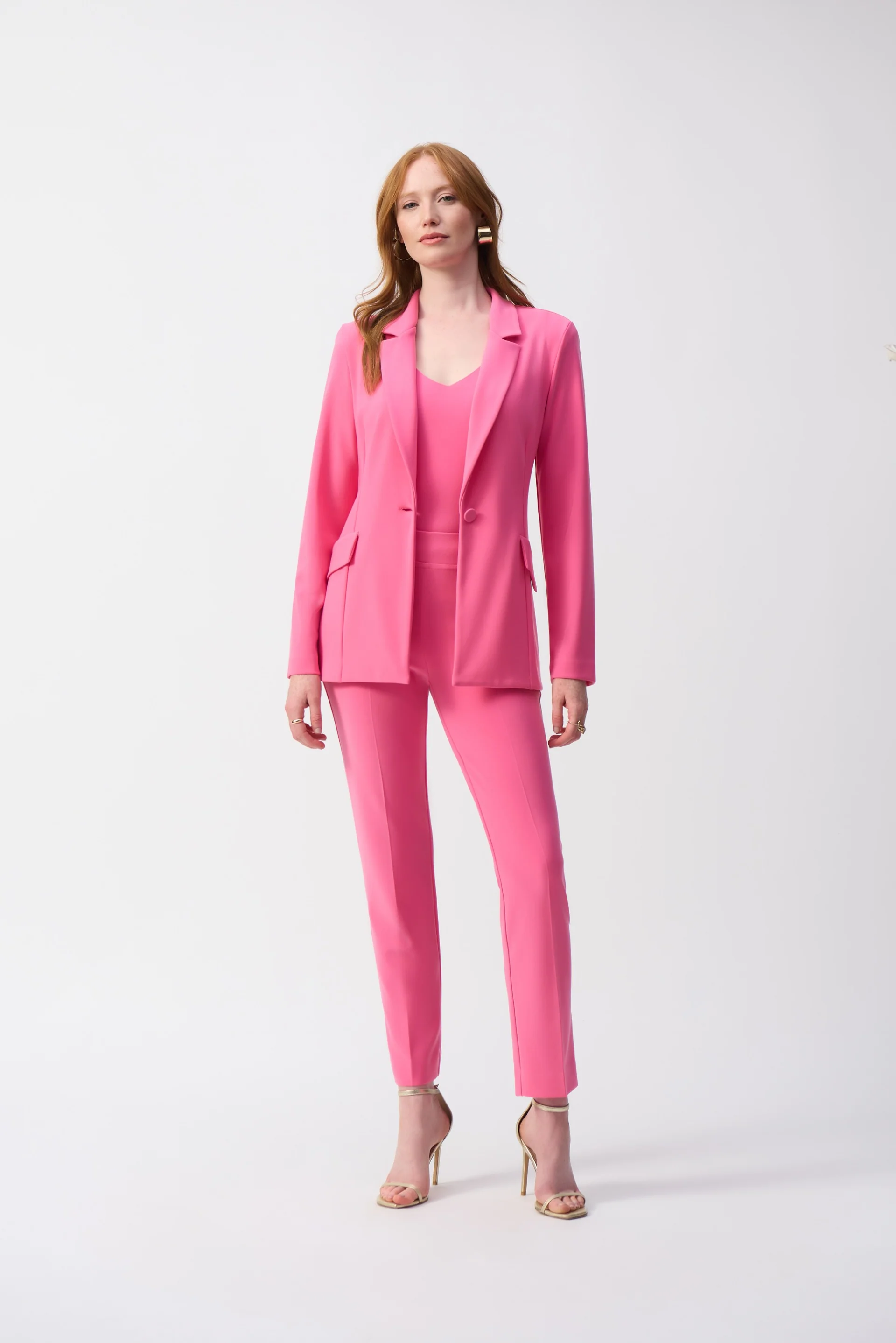 Joseph Ribkoff Silky Knit Straight Blazer Style 251240 - Image 2