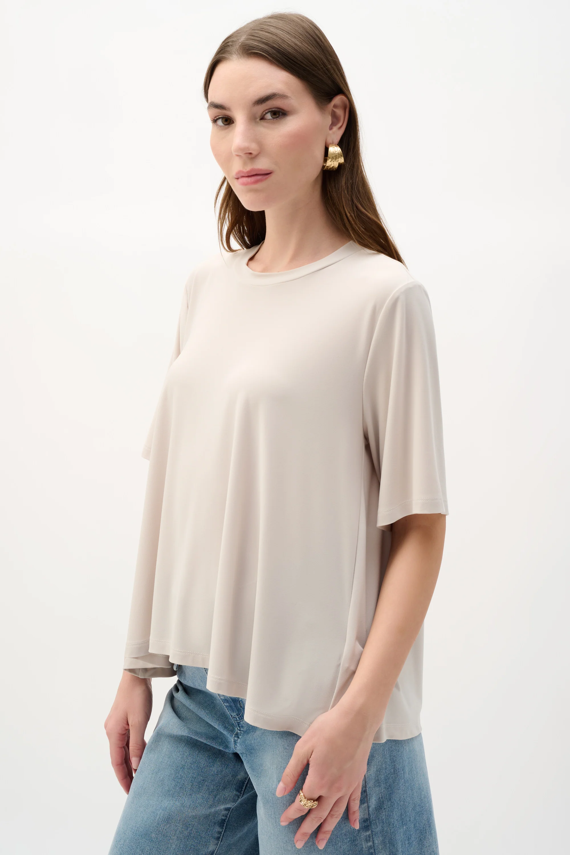 Joseph Ribkoff Silky Knit Trapeze Top Style 262219