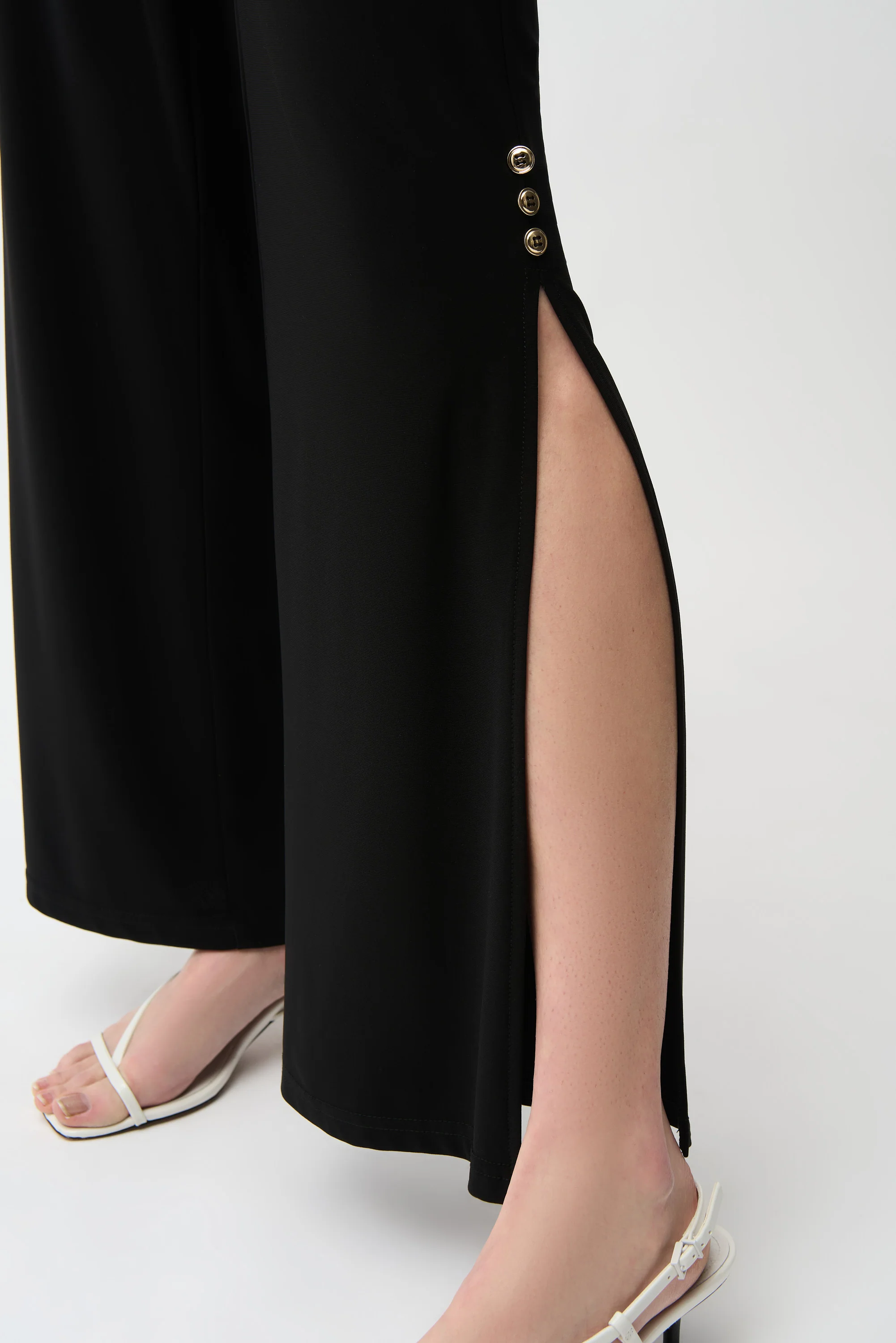 Joseph Ribkoff Silky Knit Wide Leg Pull-On Pants Style 261018 - Image 3