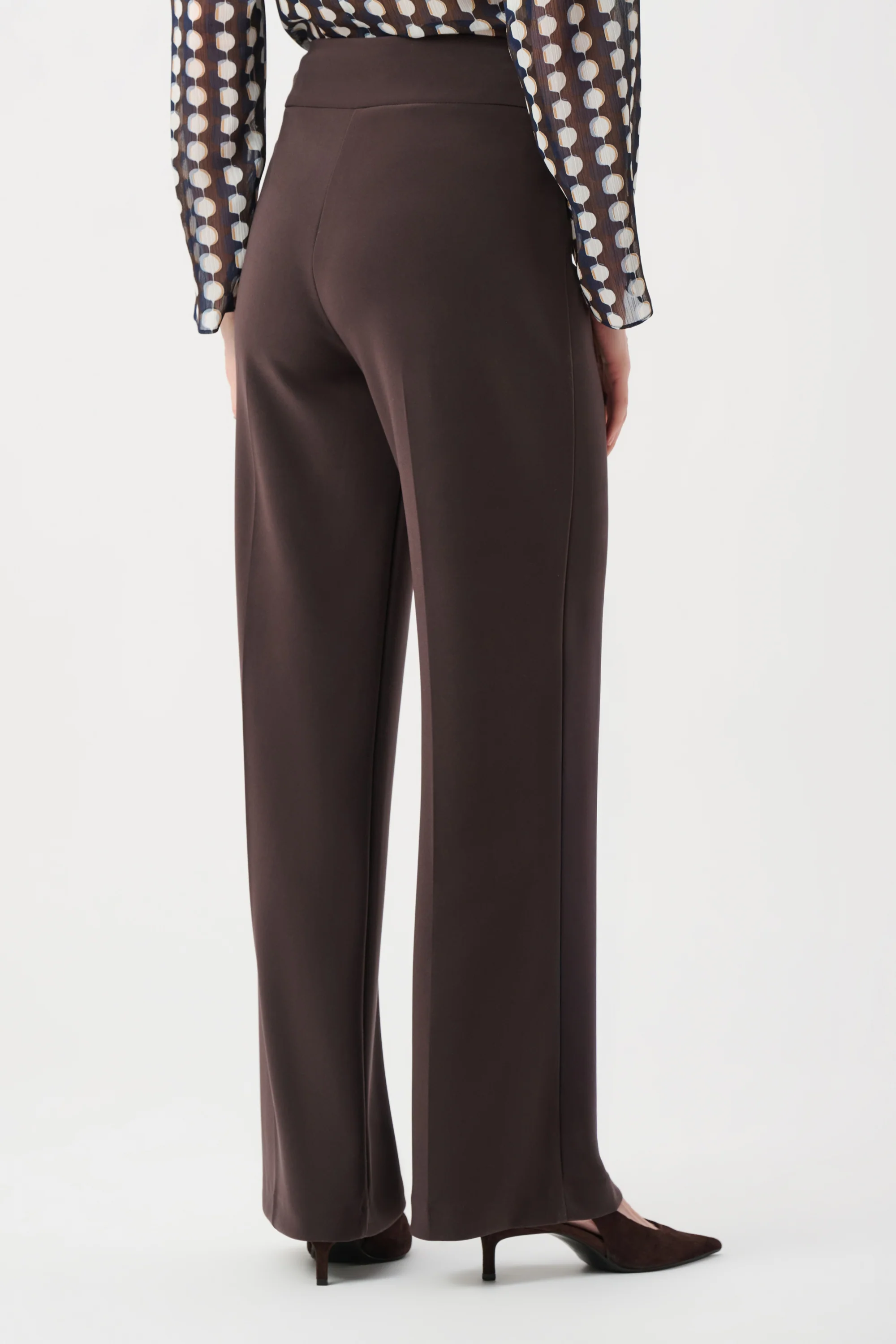 Joseph Ribkoff Silky Knit Wide-Leg Pull-On Pants Style 263074 - Image 3