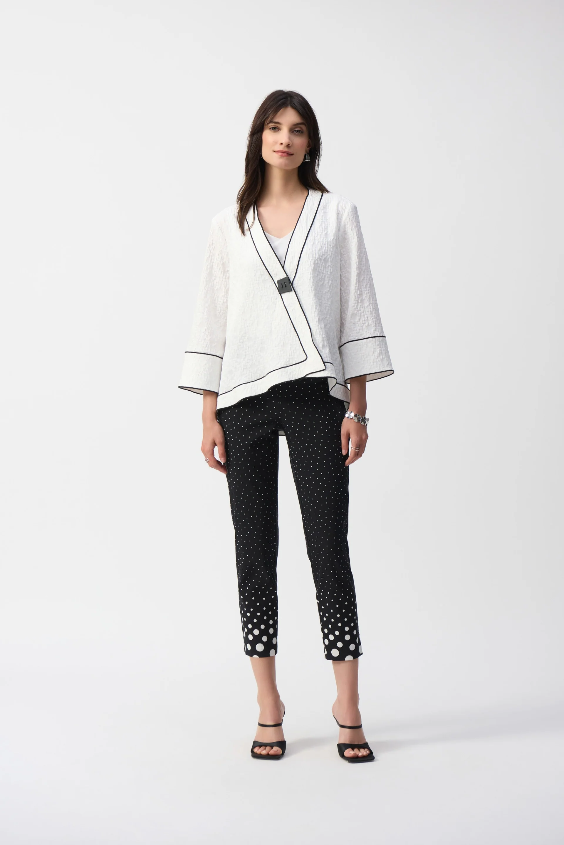 Joseph Ribkoff Single Button Swing Jacket Style 251090 - Image 2