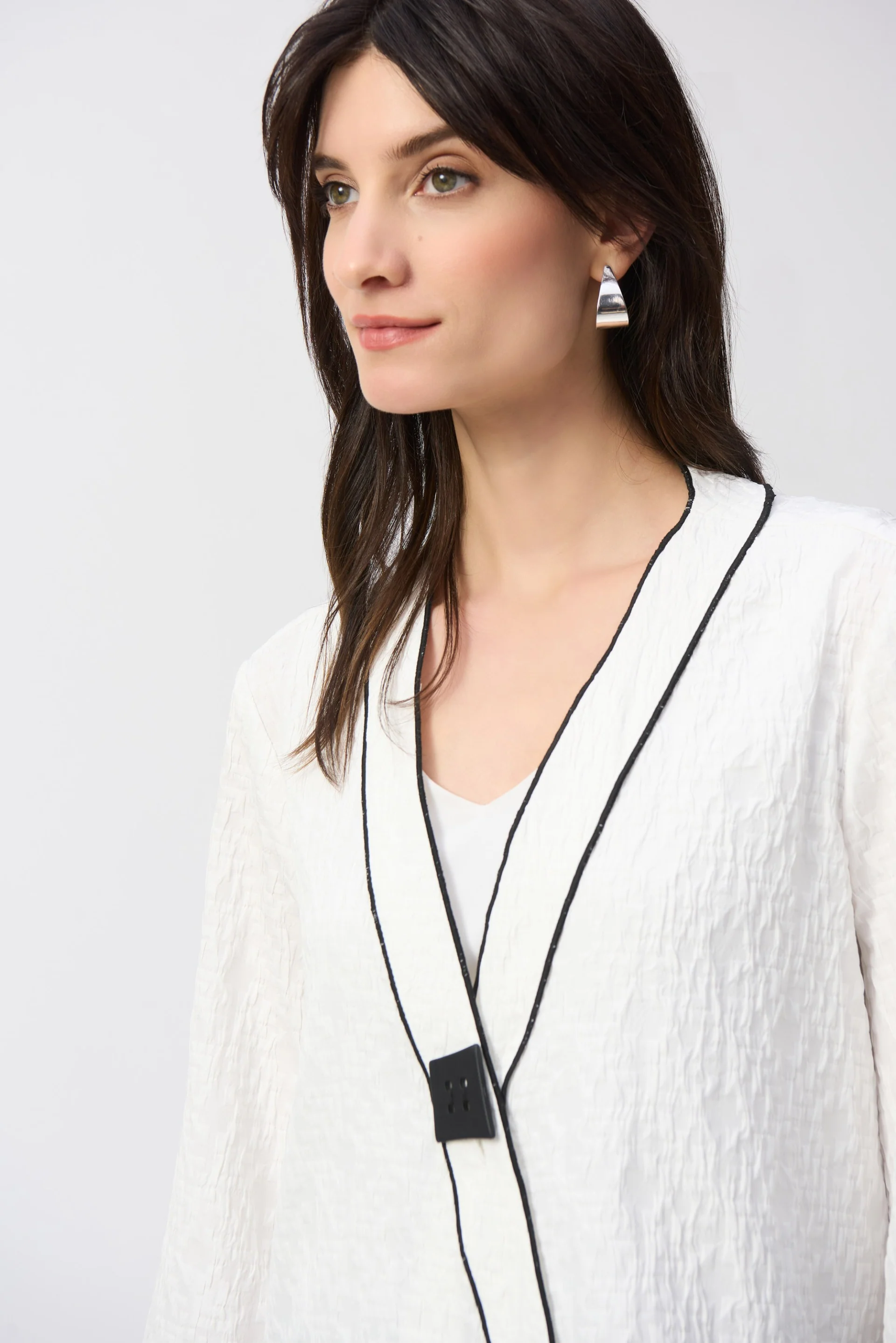 Joseph Ribkoff Single Button Swing Jacket Style 251090 - Image 4