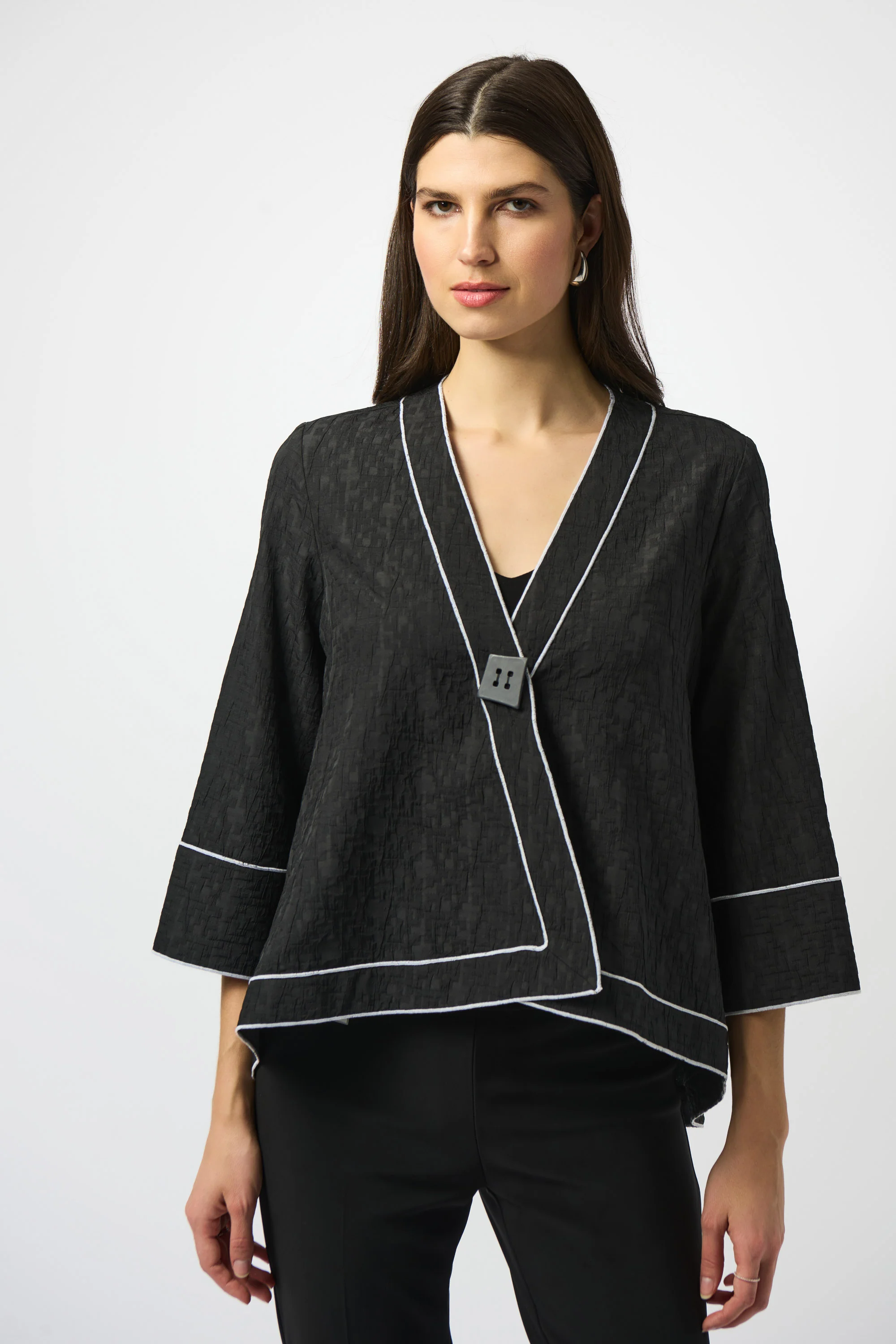 Joseph Ribkoff Single Button Swing Jacket Style 251090 - Image 5