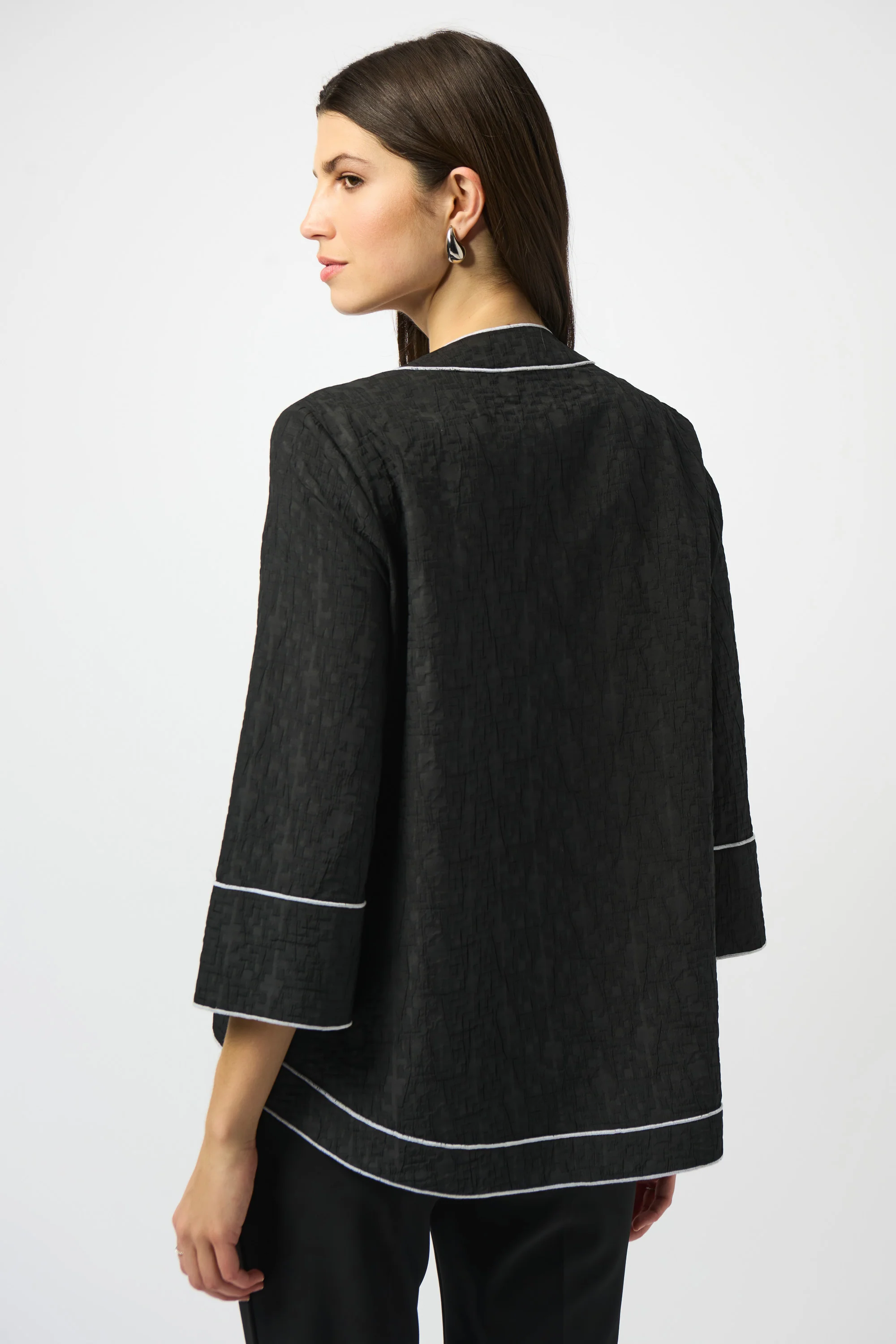 Joseph Ribkoff Single Button Swing Jacket Style 251090 - Image 6
