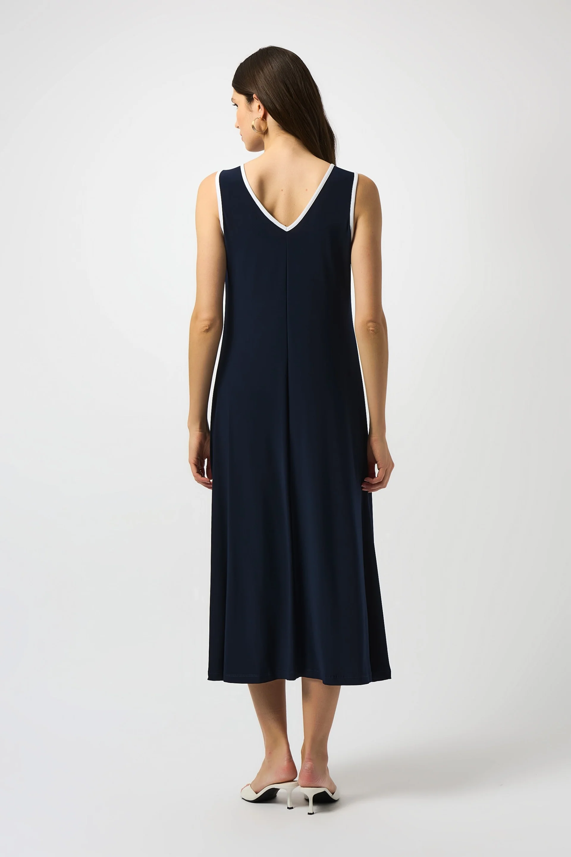Joseph Ribkoff Sleeveless A-Line Dress Style 251156 - Image 2