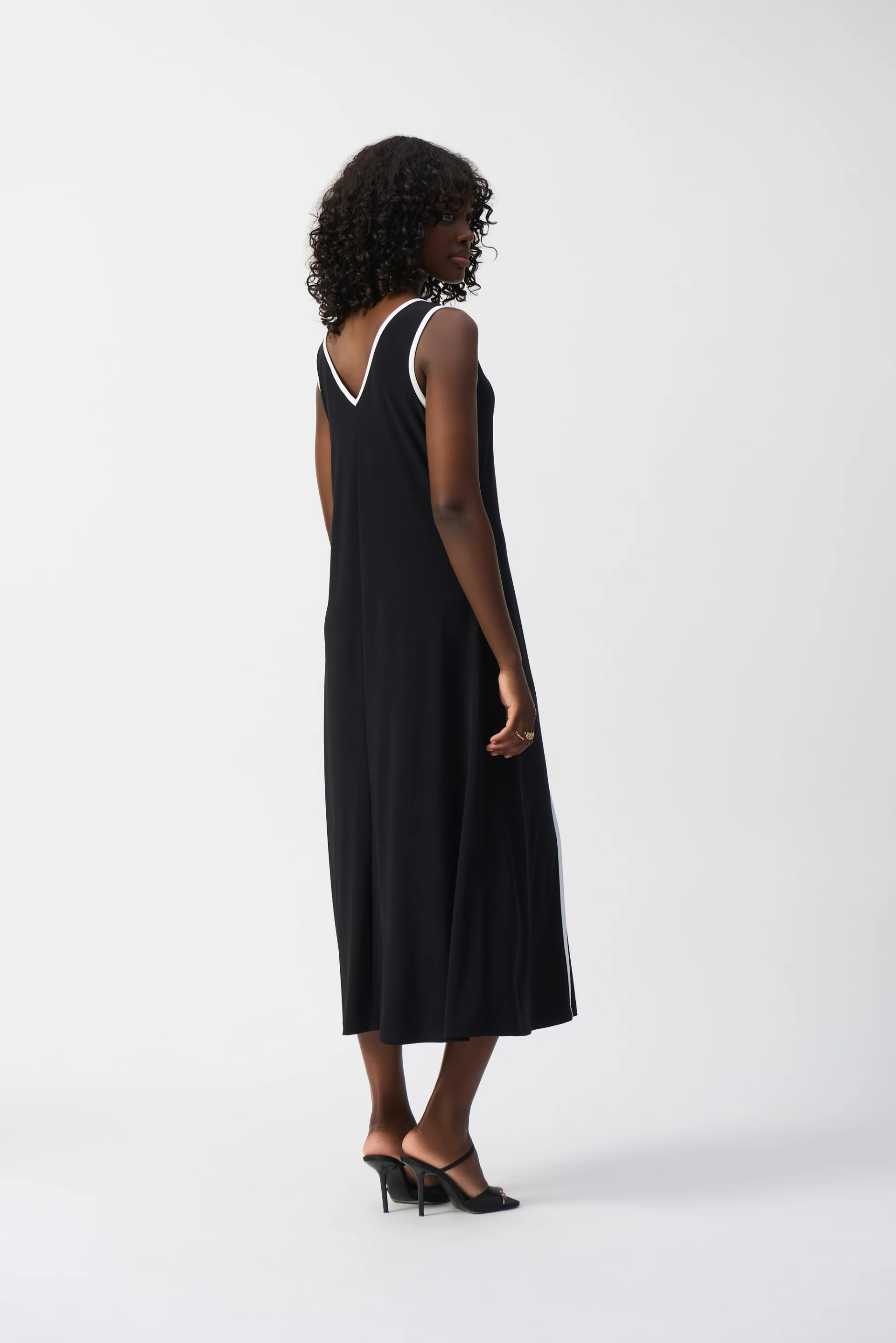 Joseph Ribkoff Sleeveless A-Line Dress Style 251156 - Image 5