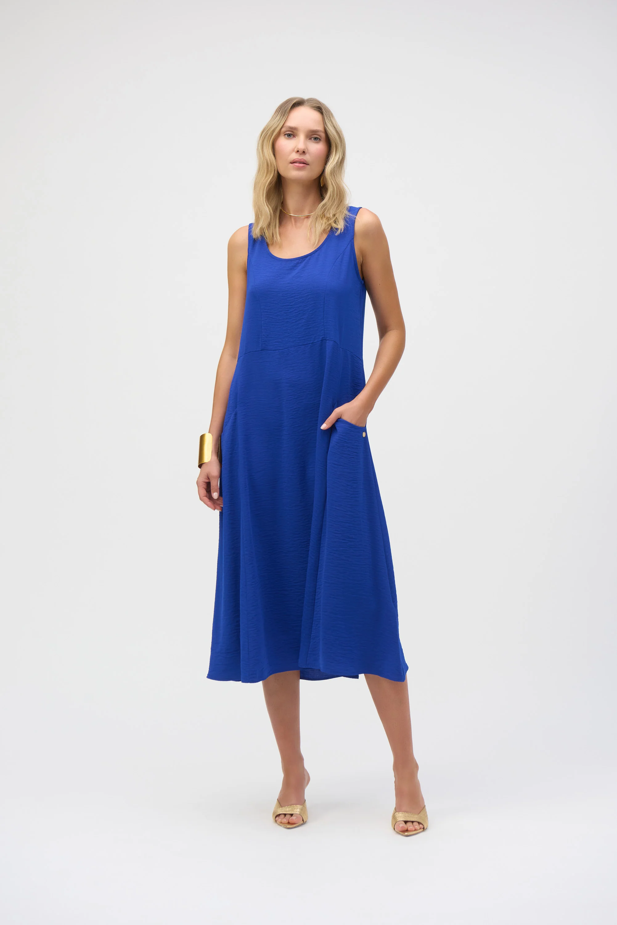 Joseph Ribkoff Sleeveless A-Line Dress Style 252016 - Image 3