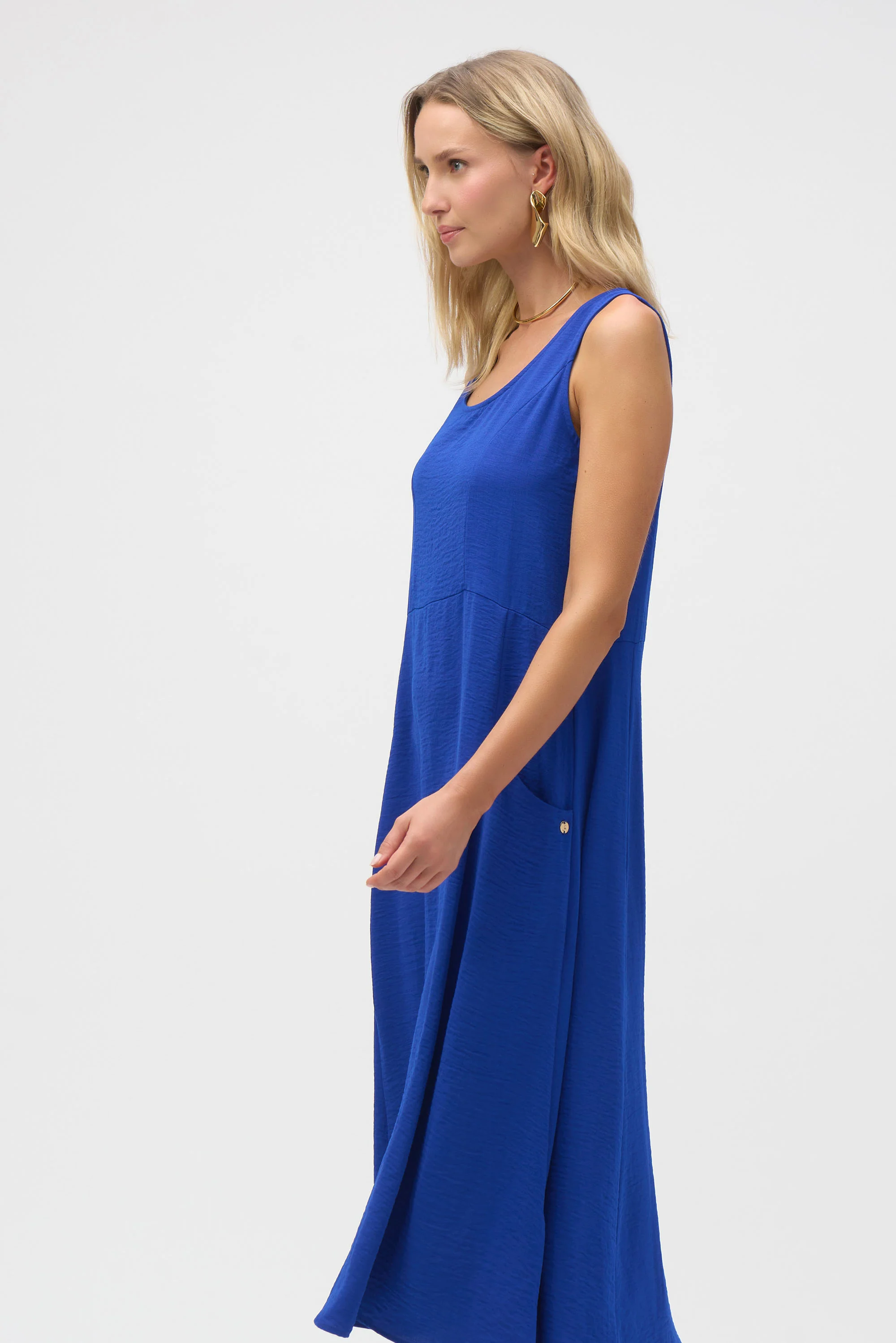 Joseph Ribkoff Sleeveless A-Line Dress Style 252016 - Image 4