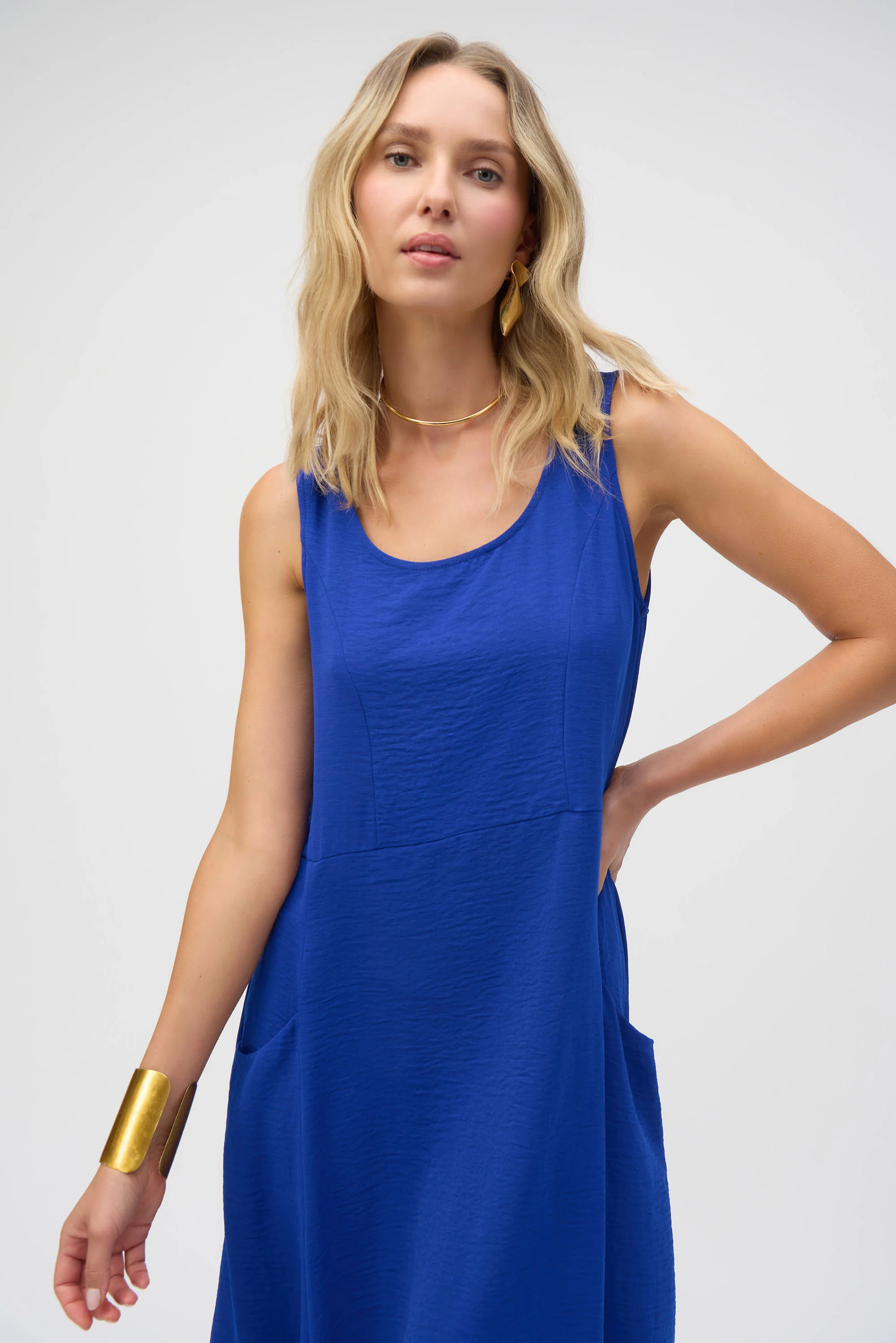 Joseph Ribkoff Sleeveless A-Line Dress Style 252016 - Image 5