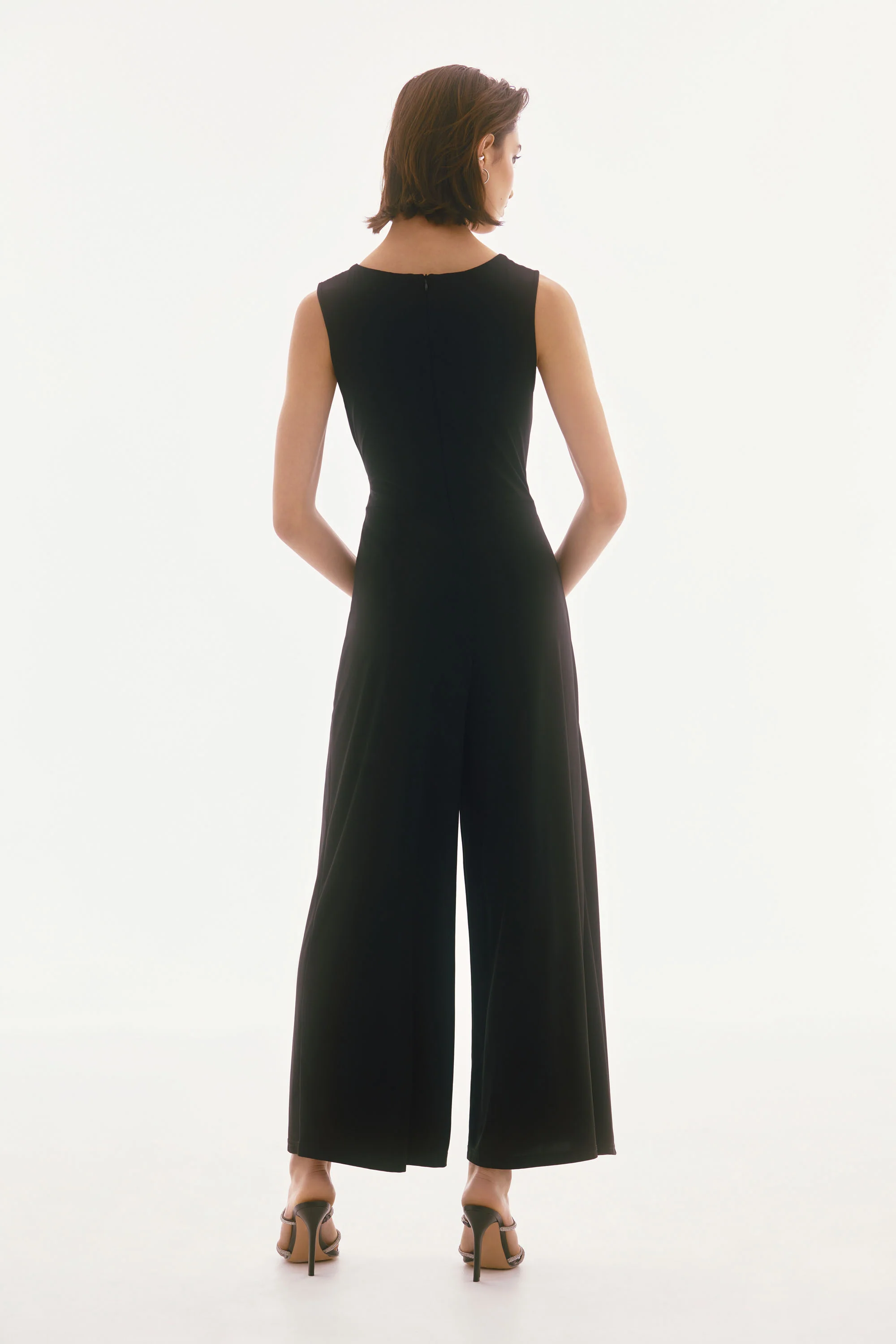 Joseph Ribkoff Sleeveless Culotte Jumpsuit Style 251748 - Image 4