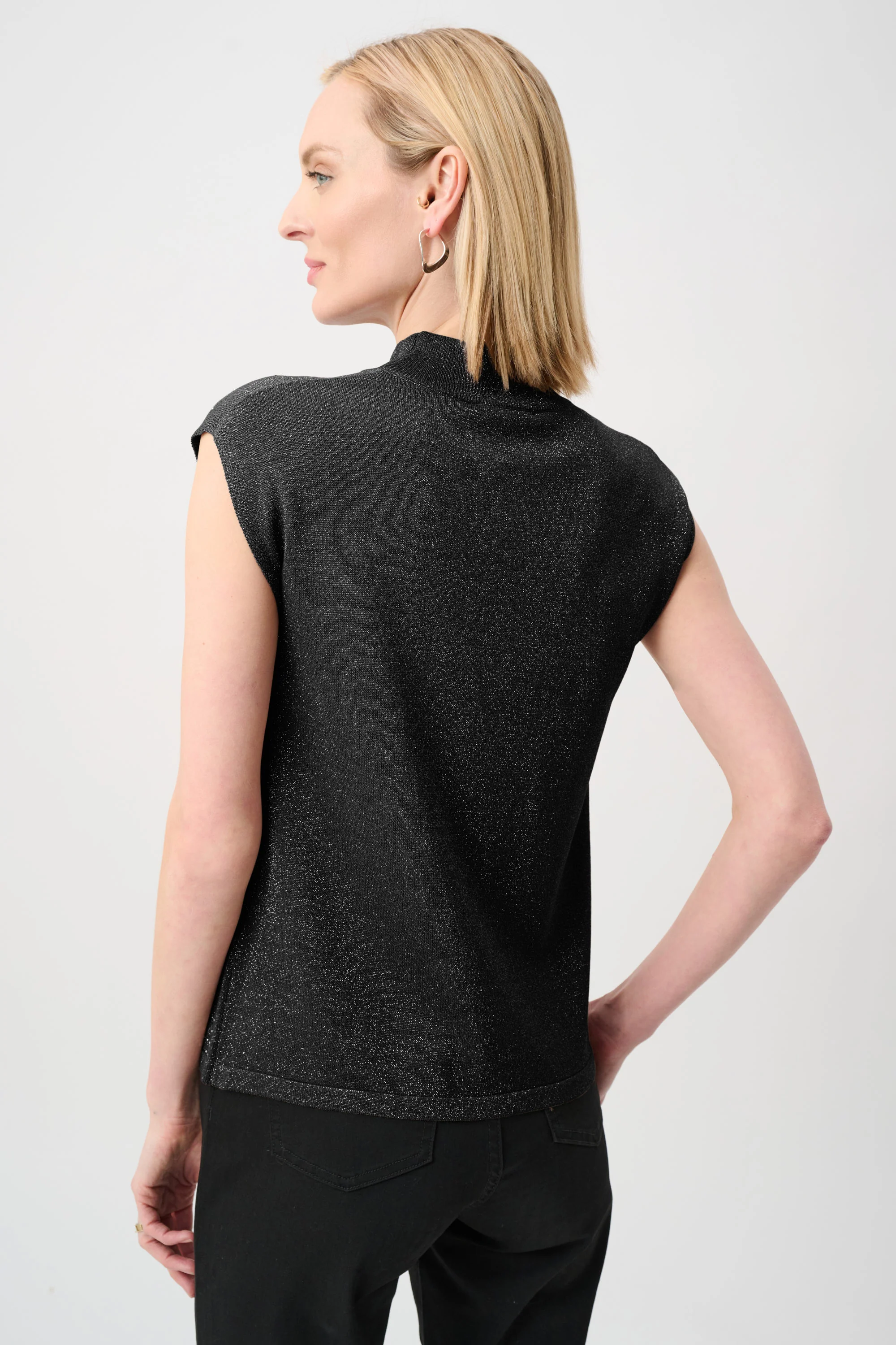 Joseph Ribkoff Sleeveless Pullover with Iron-On Detail Style 254935 - Image 7