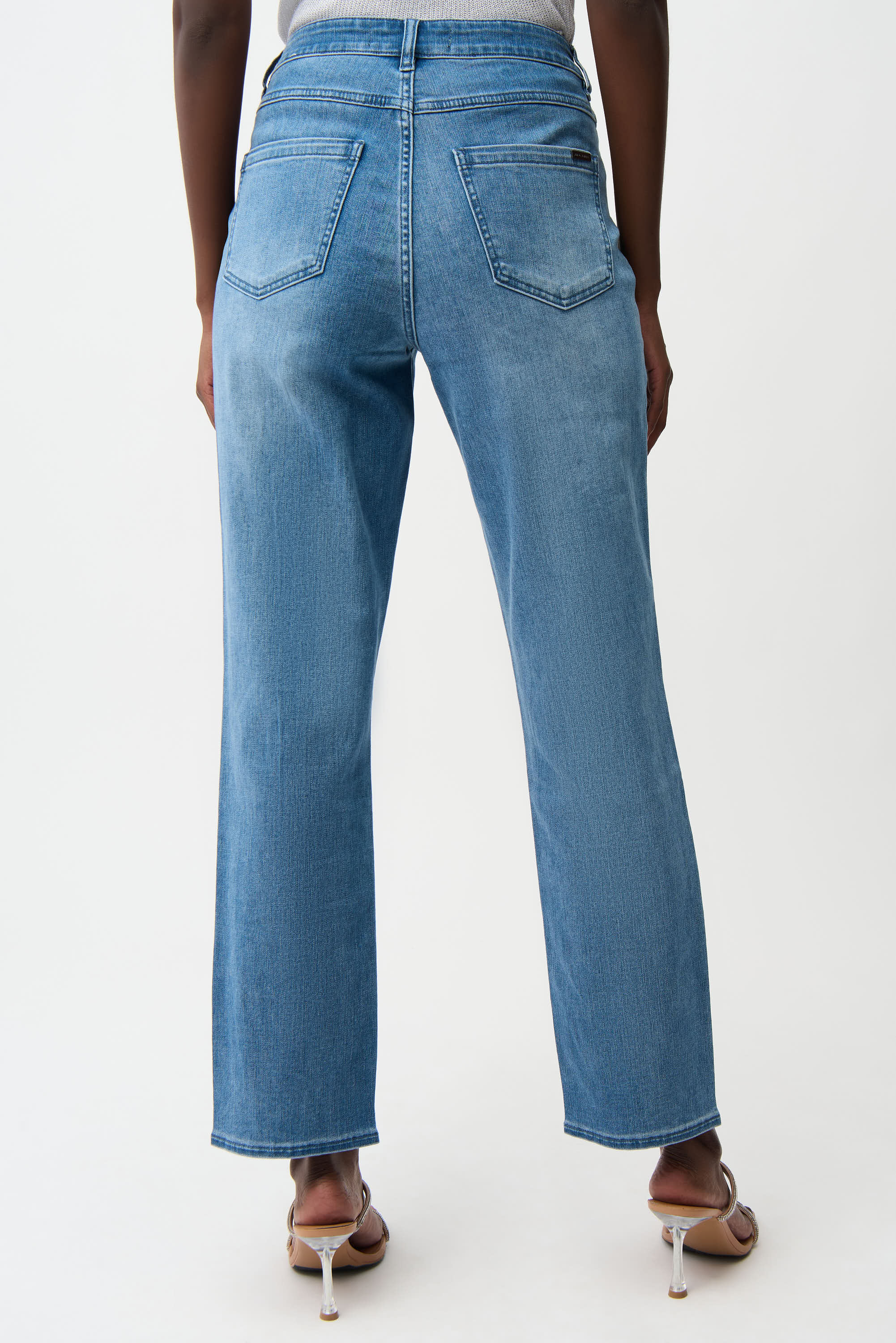 Joseph Ribkoff Slim Leg Jeans With Rhinestone Detail Style 261954 - Image 3