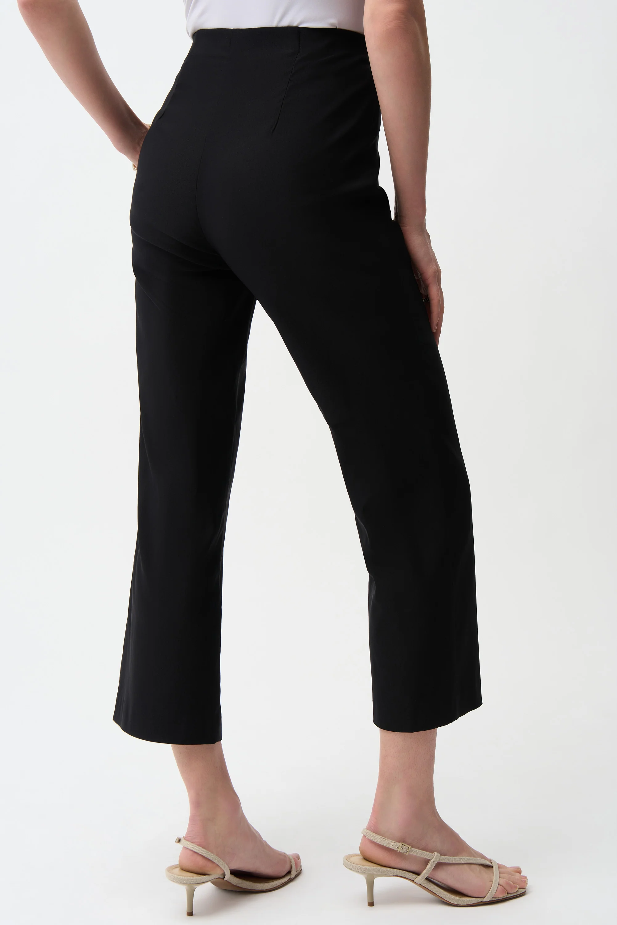 Joseph Ribkoff Soft Micro Twill Pull-On Culotte Pants Style 261024 - Image 3