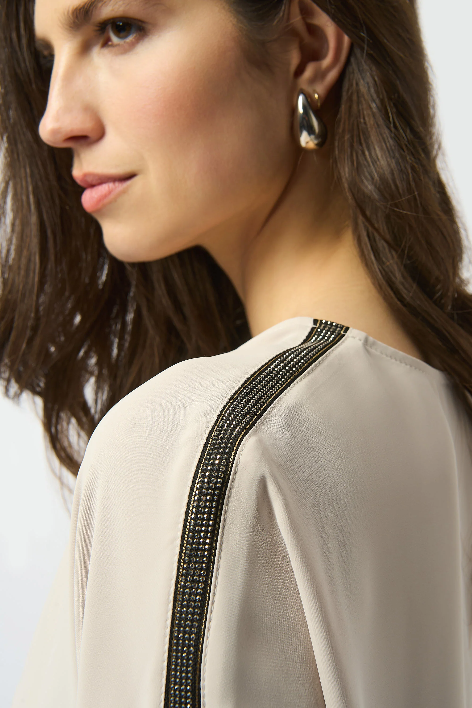 Joseph Ribkoff Soft Twill Boxy Top Style 253214 - Image 5