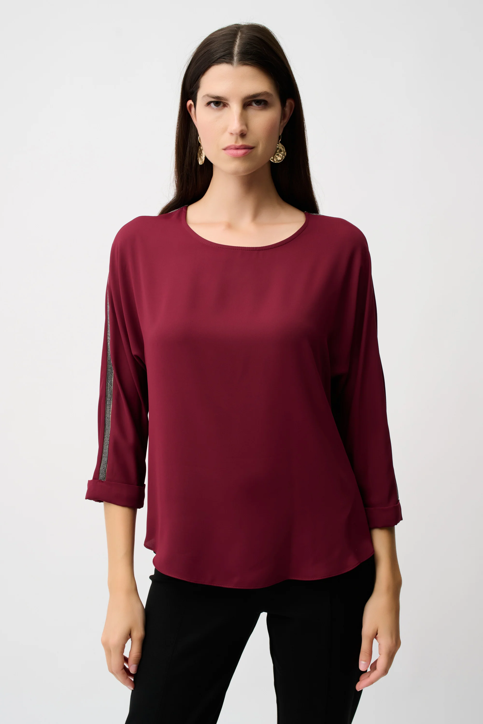 Joseph Ribkoff Soft Twill Boxy Top Style 253214 - Image 8