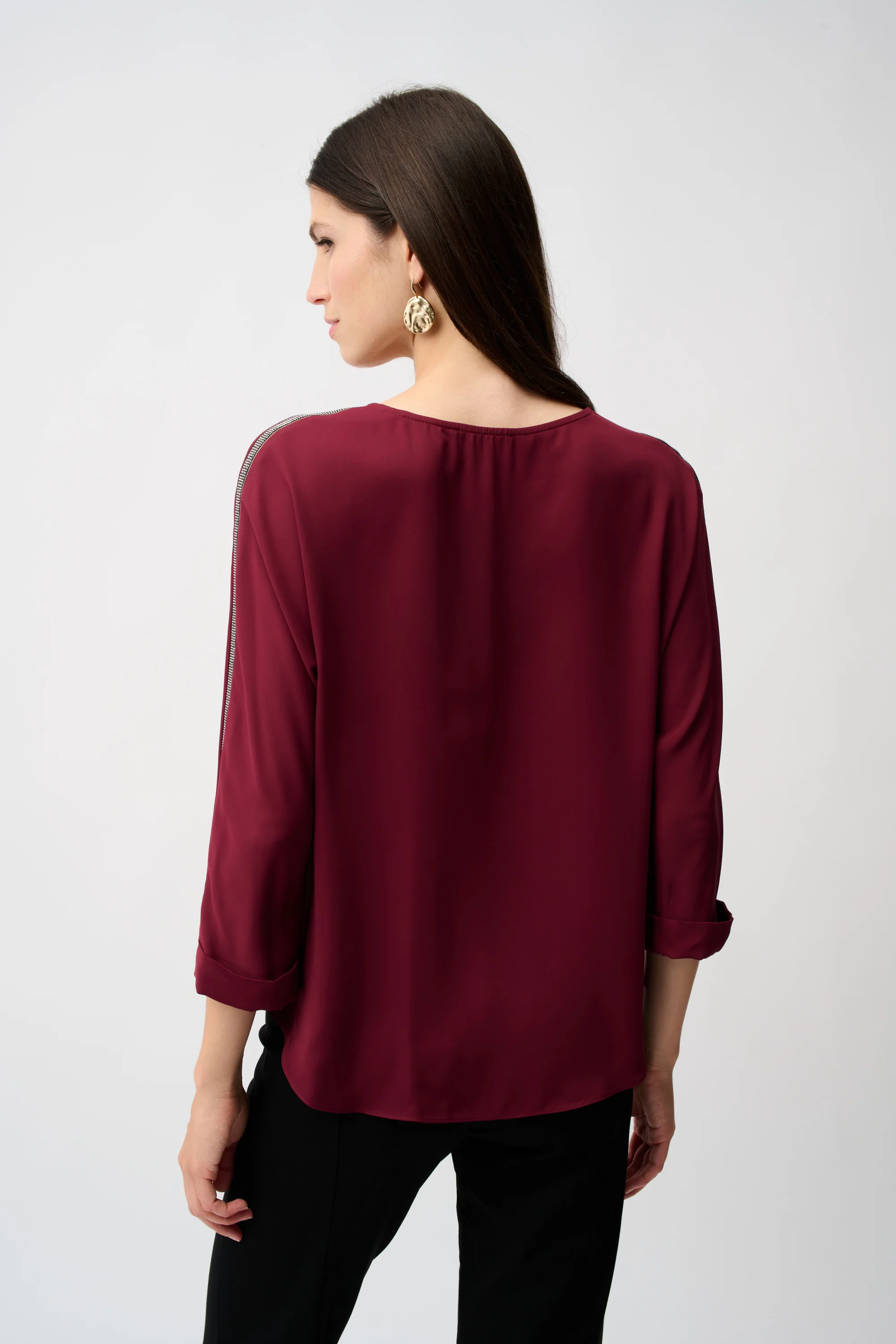 Joseph Ribkoff Soft Twill Boxy Top Style 253214 - Image 9