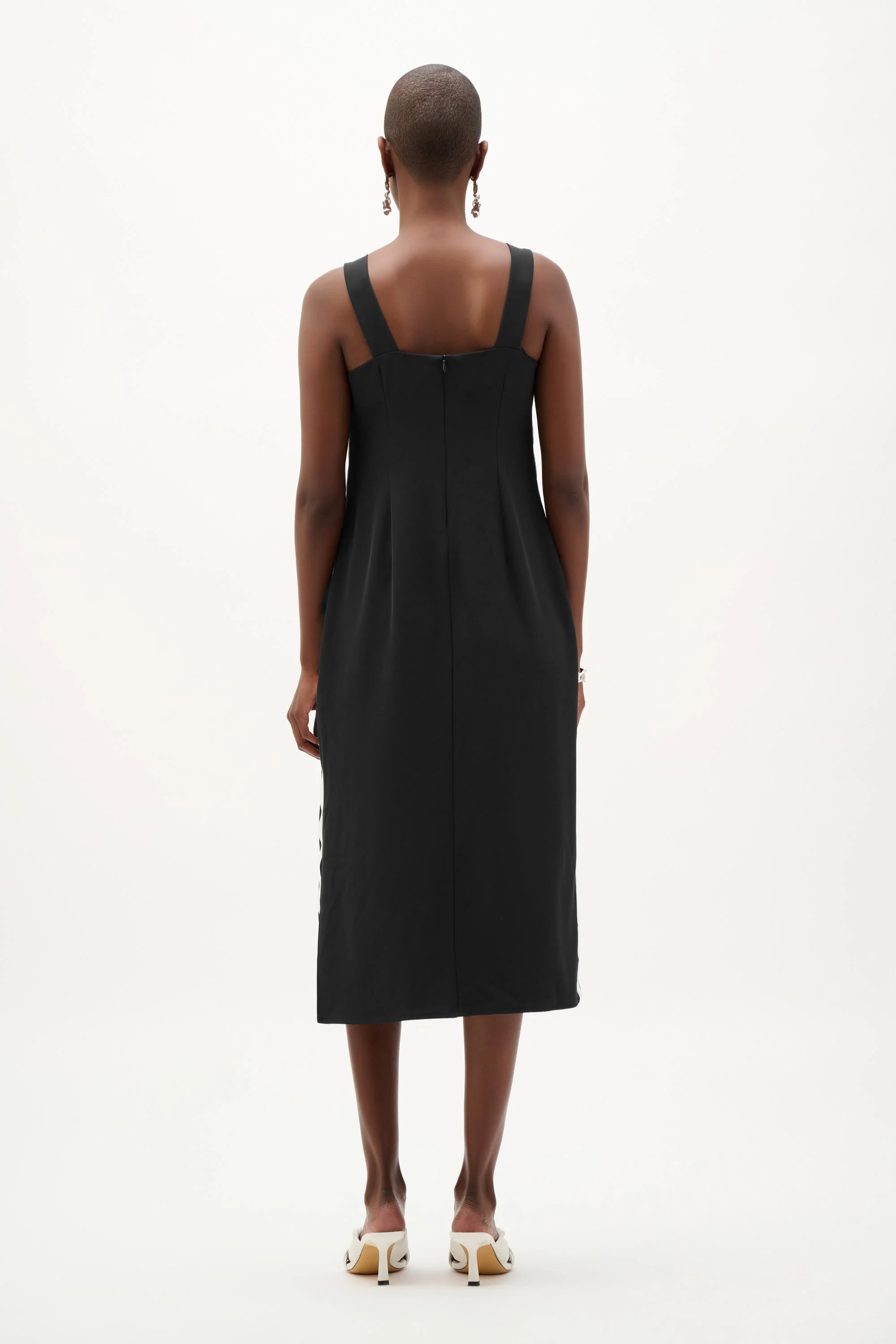 Joseph Ribkoff Straight Dress With Contras Trim Style 262230 - Image 3