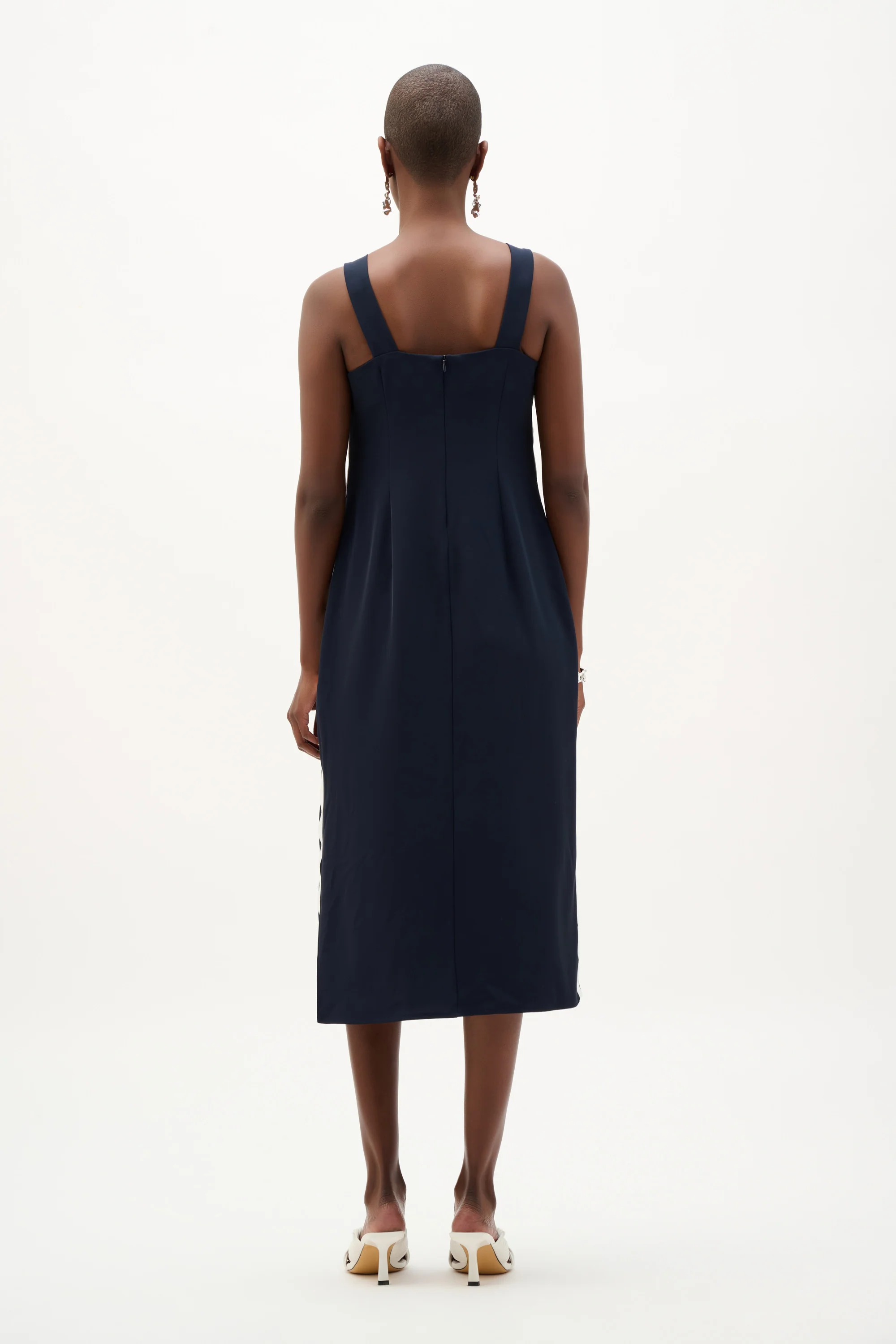 Joseph Ribkoff Straight Dress With Contras Trim Style 262230 - Image 8