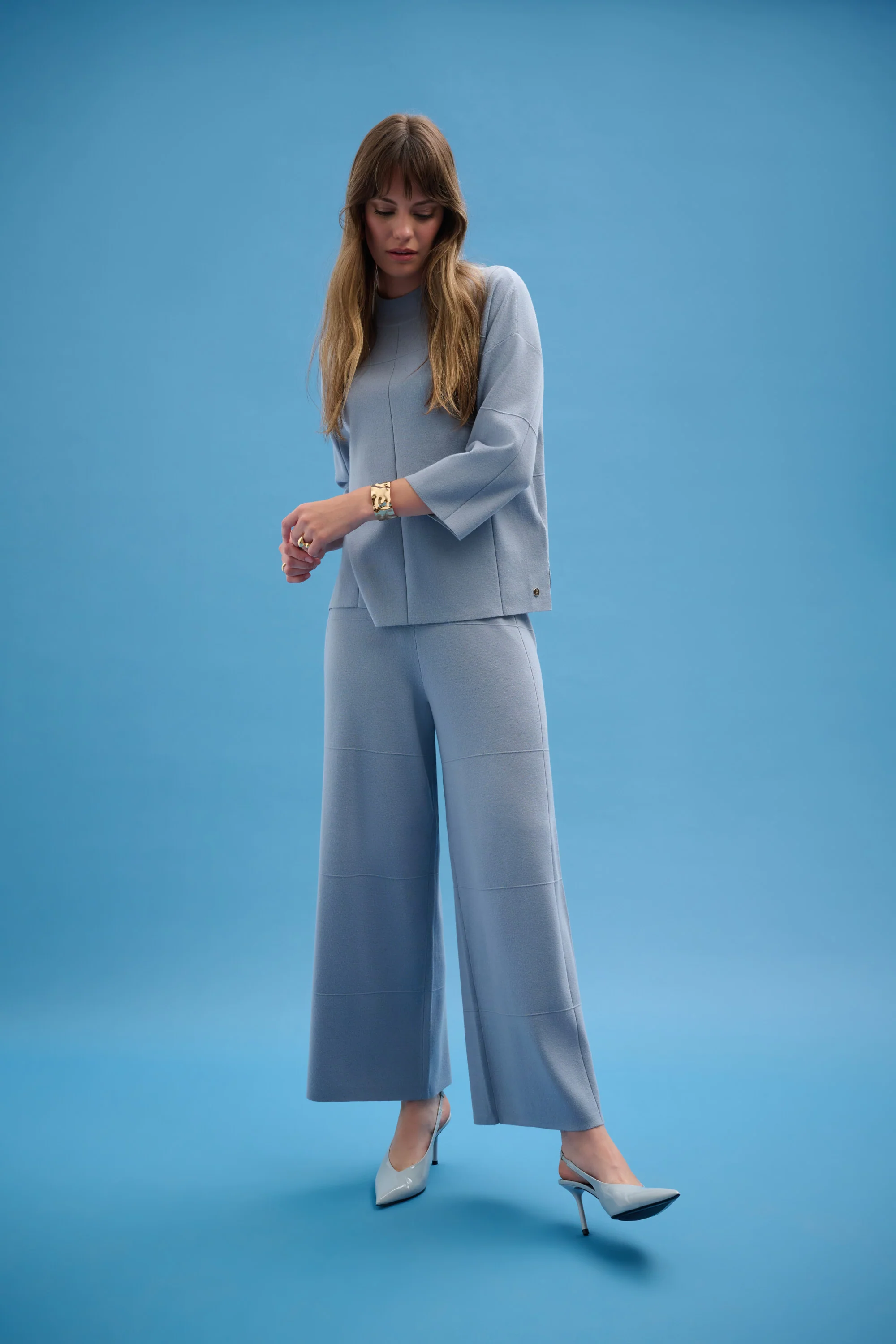 Joseph Ribkoff Straight Sweater with Mock Neck Style 261981 - Image 15