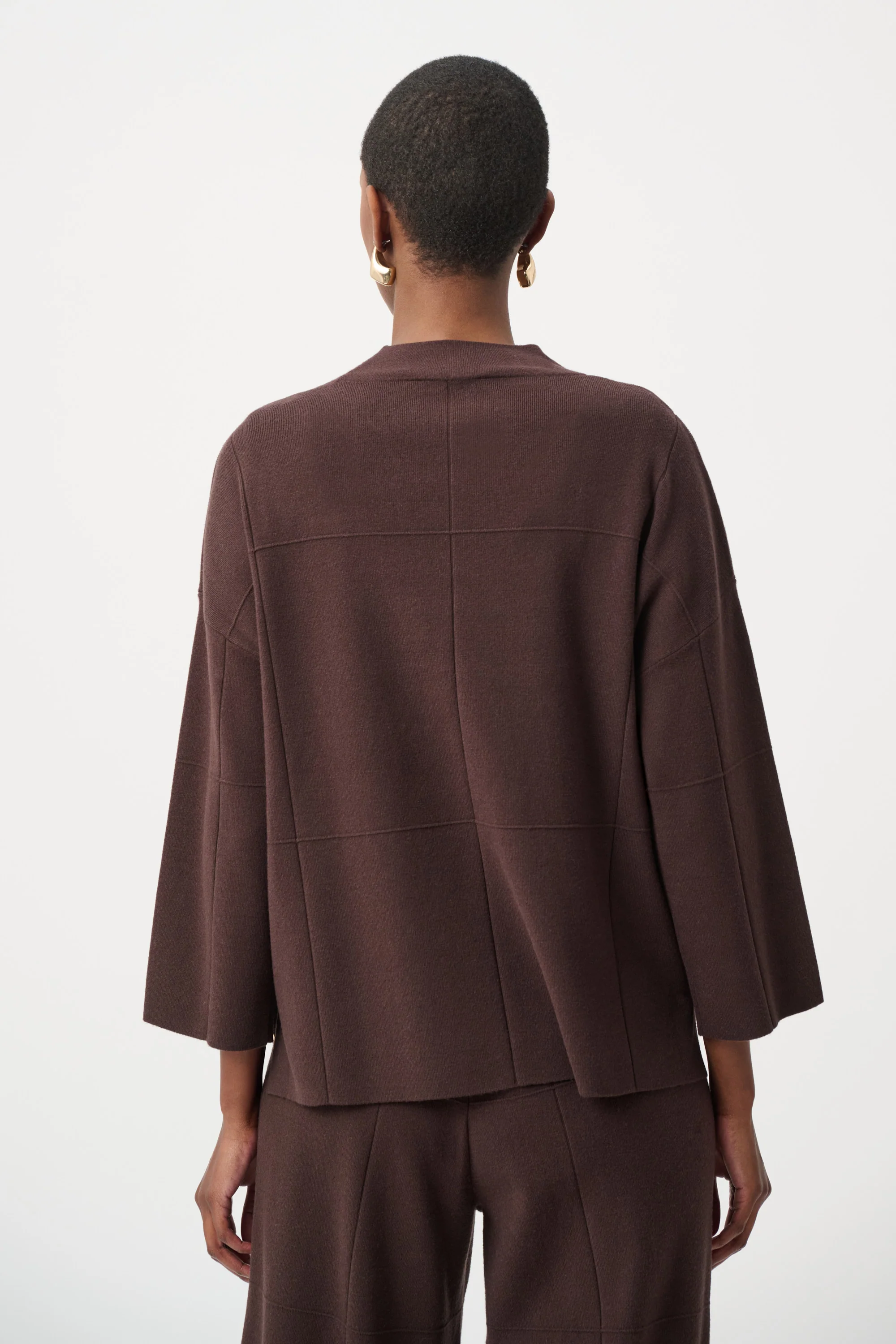 Joseph Ribkoff Straight Sweater with Mock Neck Style 261981 - Image 3
