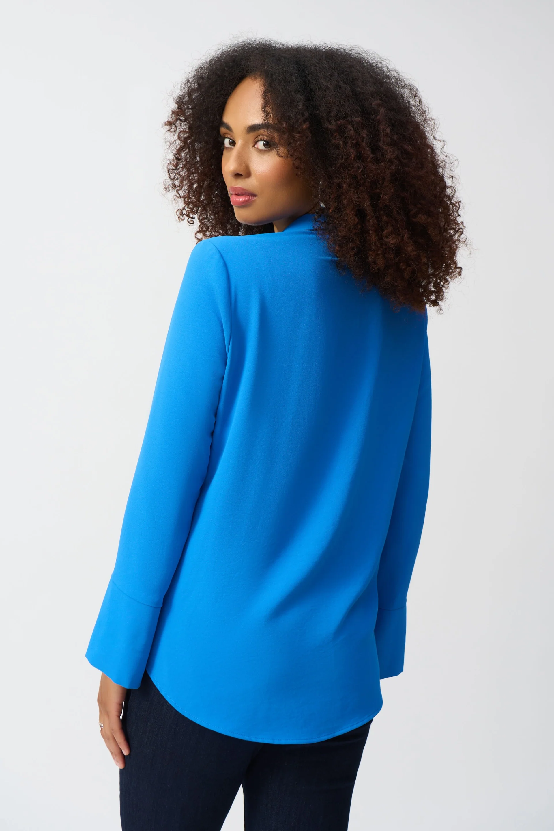 Joseph Ribkoff Straight Top With Button Detail Style 251079 - Image 7