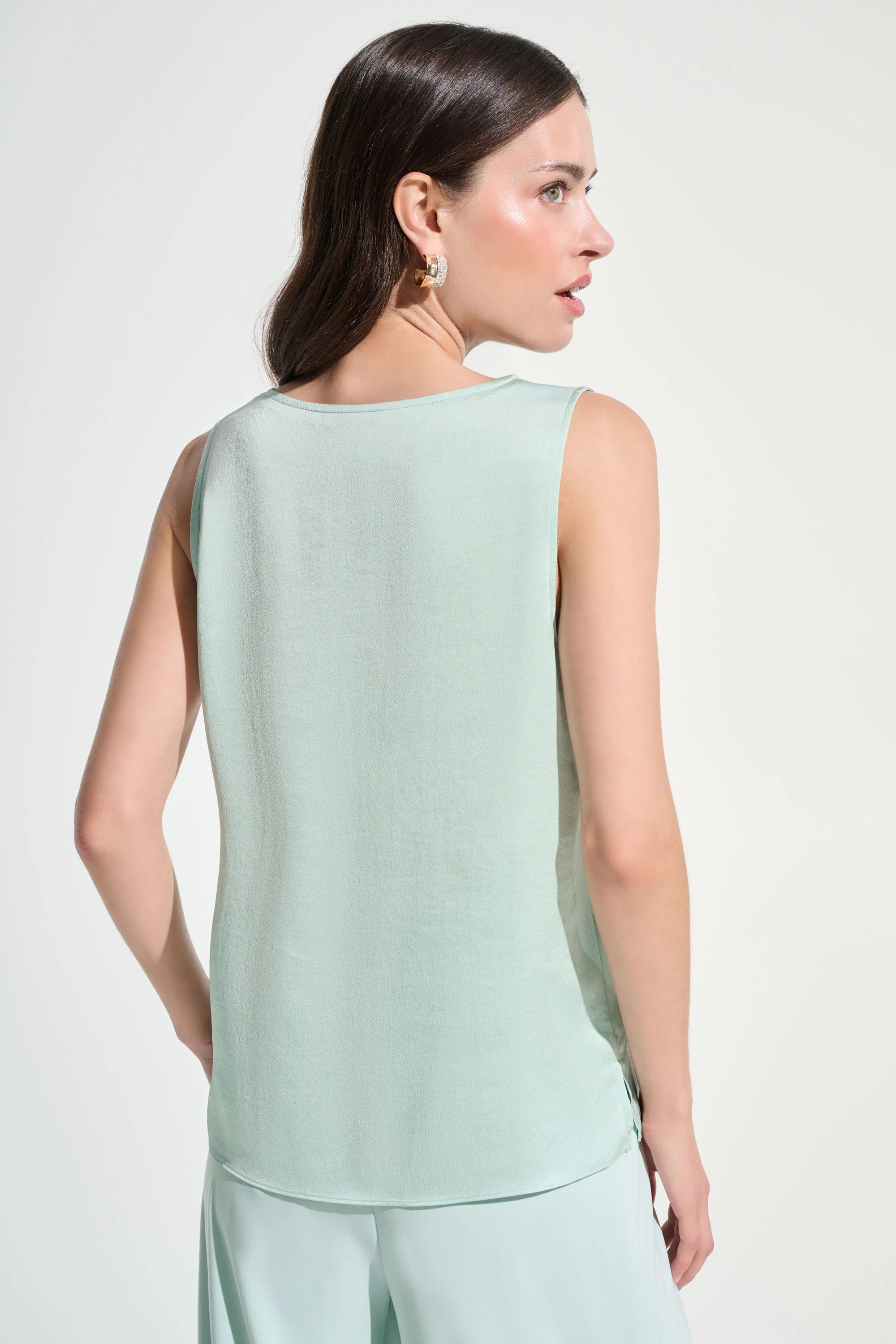 Joseph Ribkoff Straight Top With Rhinestones Trim Style 261782 - Image 11